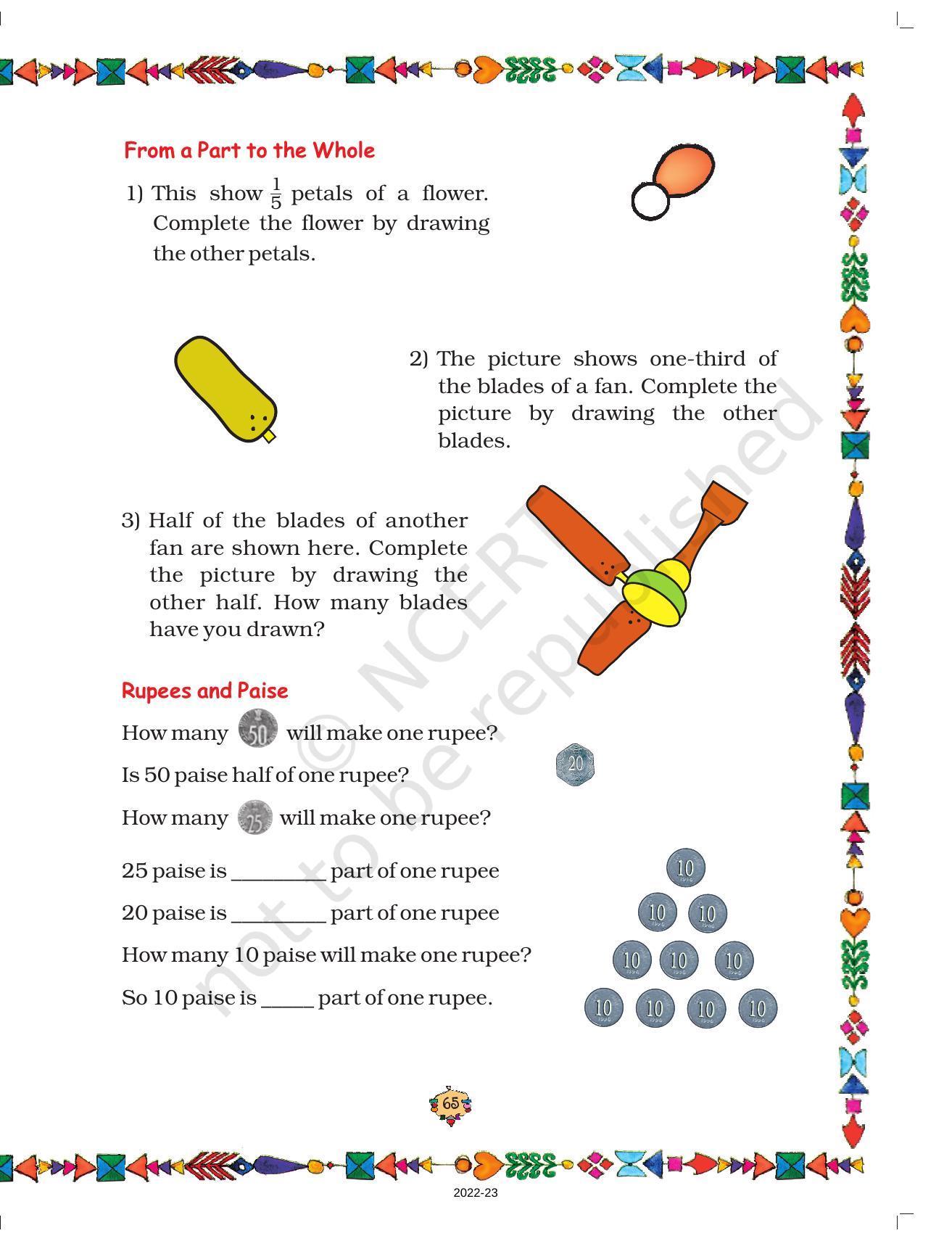 NCERT Book for Class 5 Maths Chapter 4 Parts and Wholes - Page 16