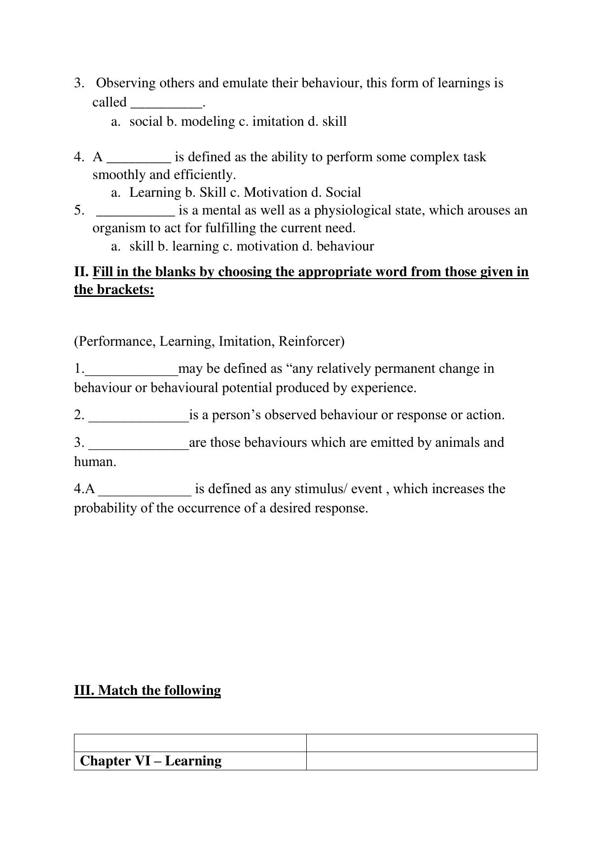 Karnataka 1st PUC Question Bank 2025 - Psychology English - Page 21
