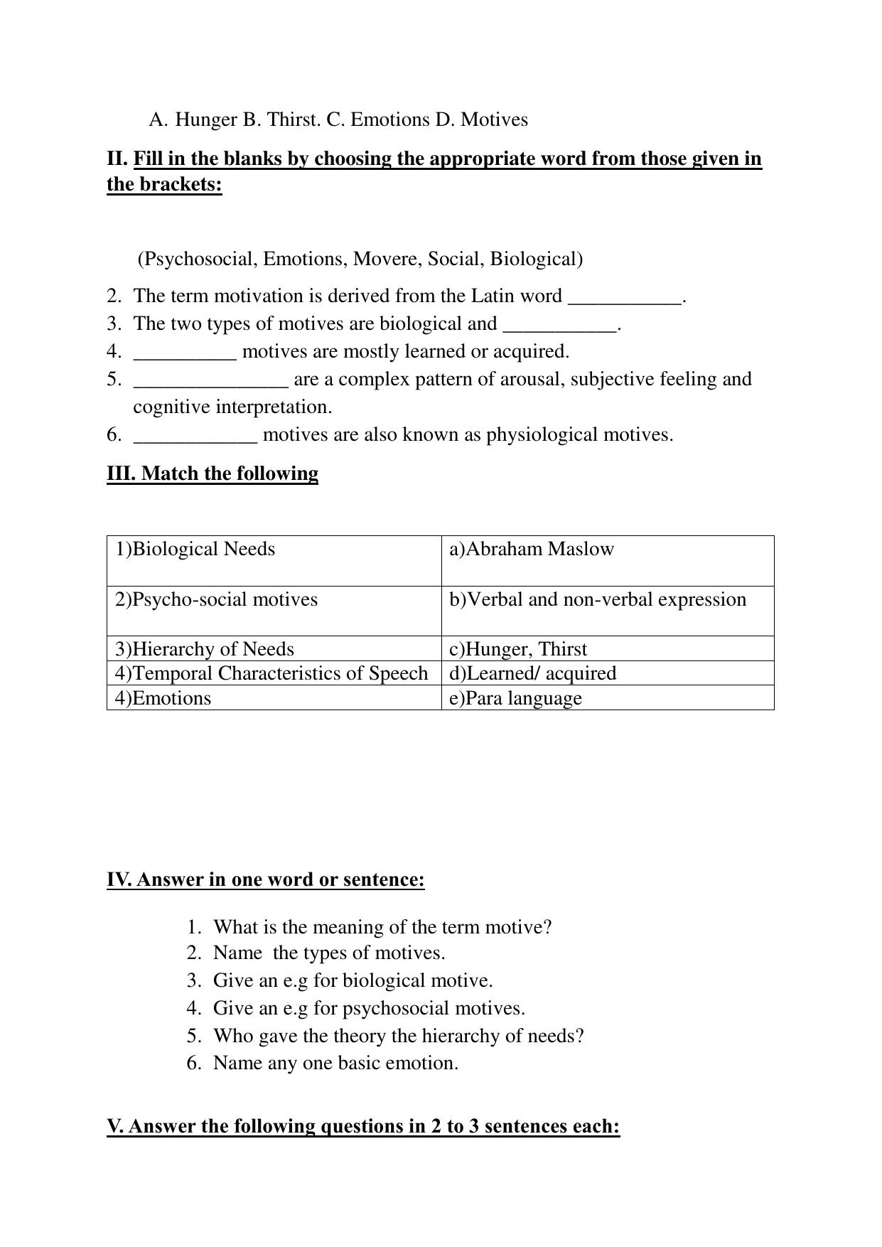 Karnataka 1st PUC Question Bank 2025 - Psychology English - Page 29