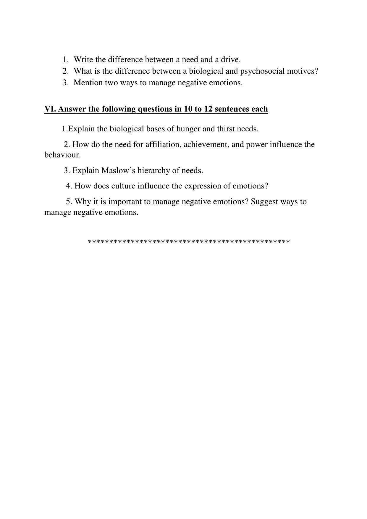 Karnataka 1st PUC Question Bank 2025 - Psychology English - Page 30