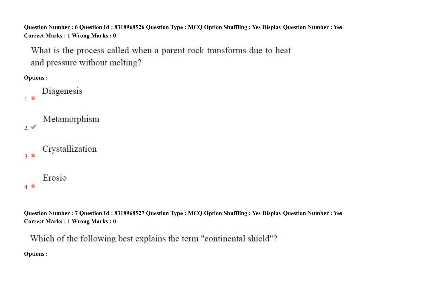 AP PGCET 2025 Geo Engineering & Geo Informatics Paper with Answer Key - Page 6