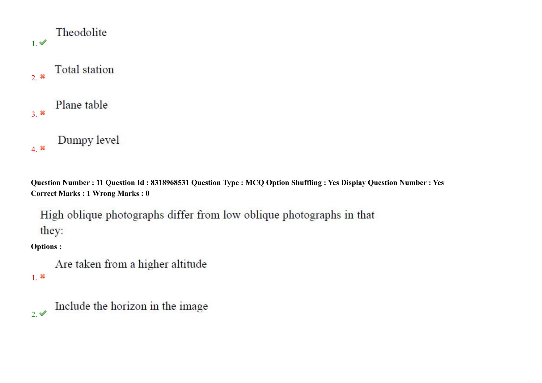 AP PGCET 2025 Geo Engineering & Geo Informatics Paper with Answer Key - Page 9