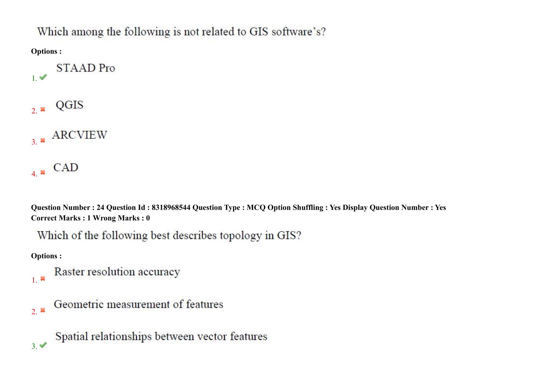 AP PGCET 2025 Geo Engineering & Geo Informatics Paper with Answer Key - Page 18