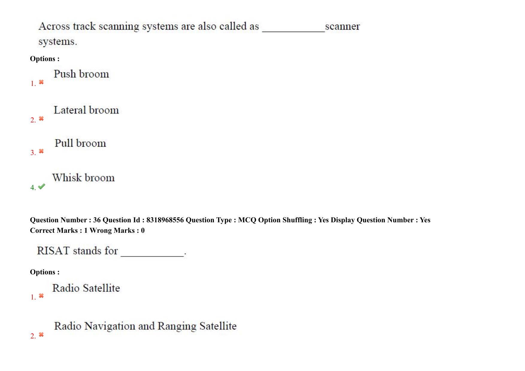 AP PGCET 2025 Geo Engineering & Geo Informatics Paper with Answer Key - Page 26
