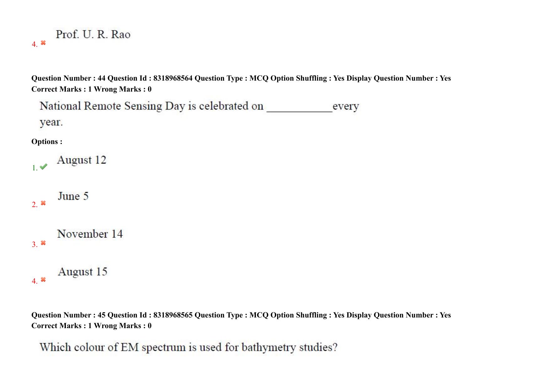 AP PGCET 2025 Geo Engineering & Geo Informatics Paper with Answer Key - Page 32