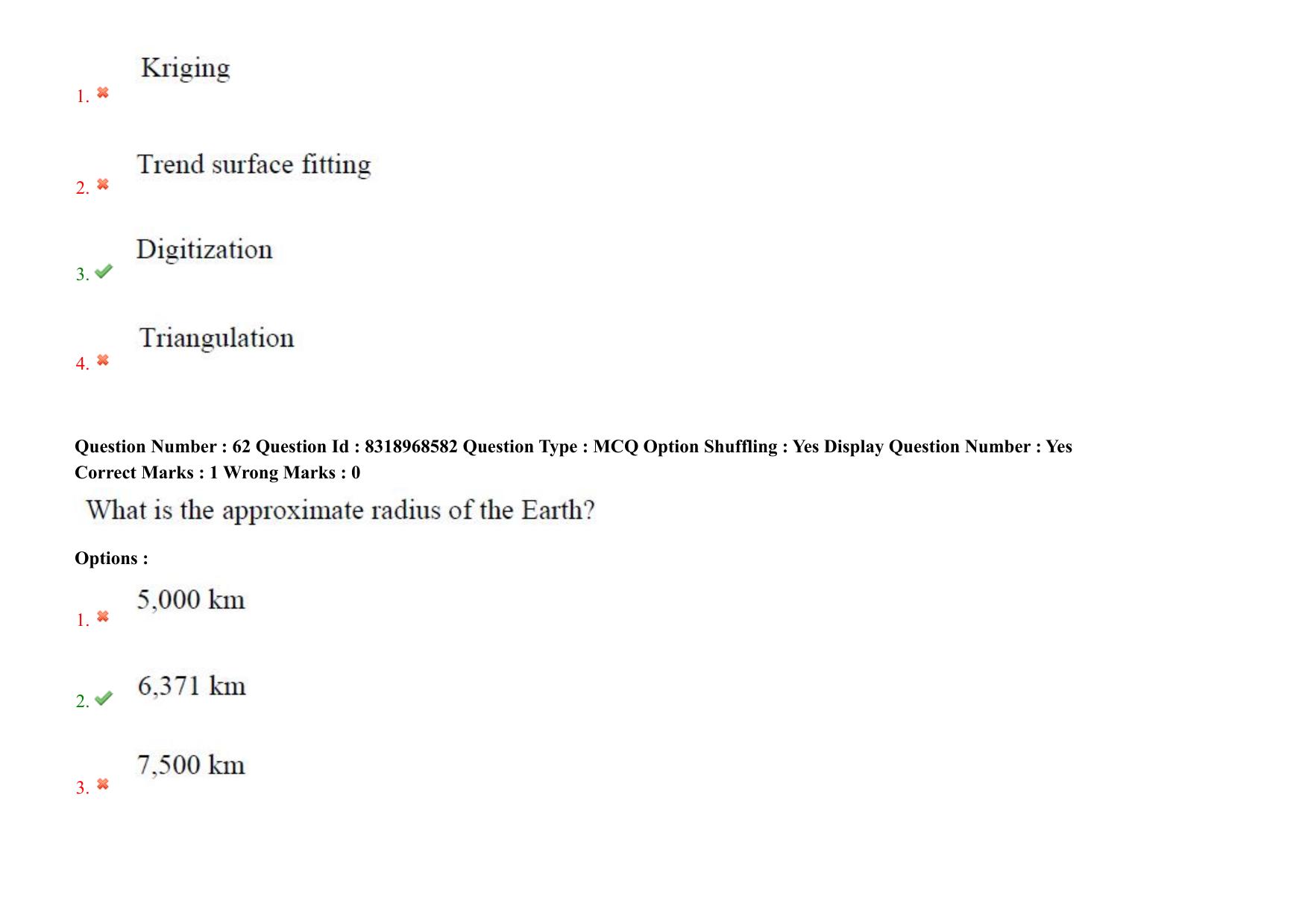 AP PGCET 2025 Geo Engineering & Geo Informatics Paper with Answer Key - Page 44