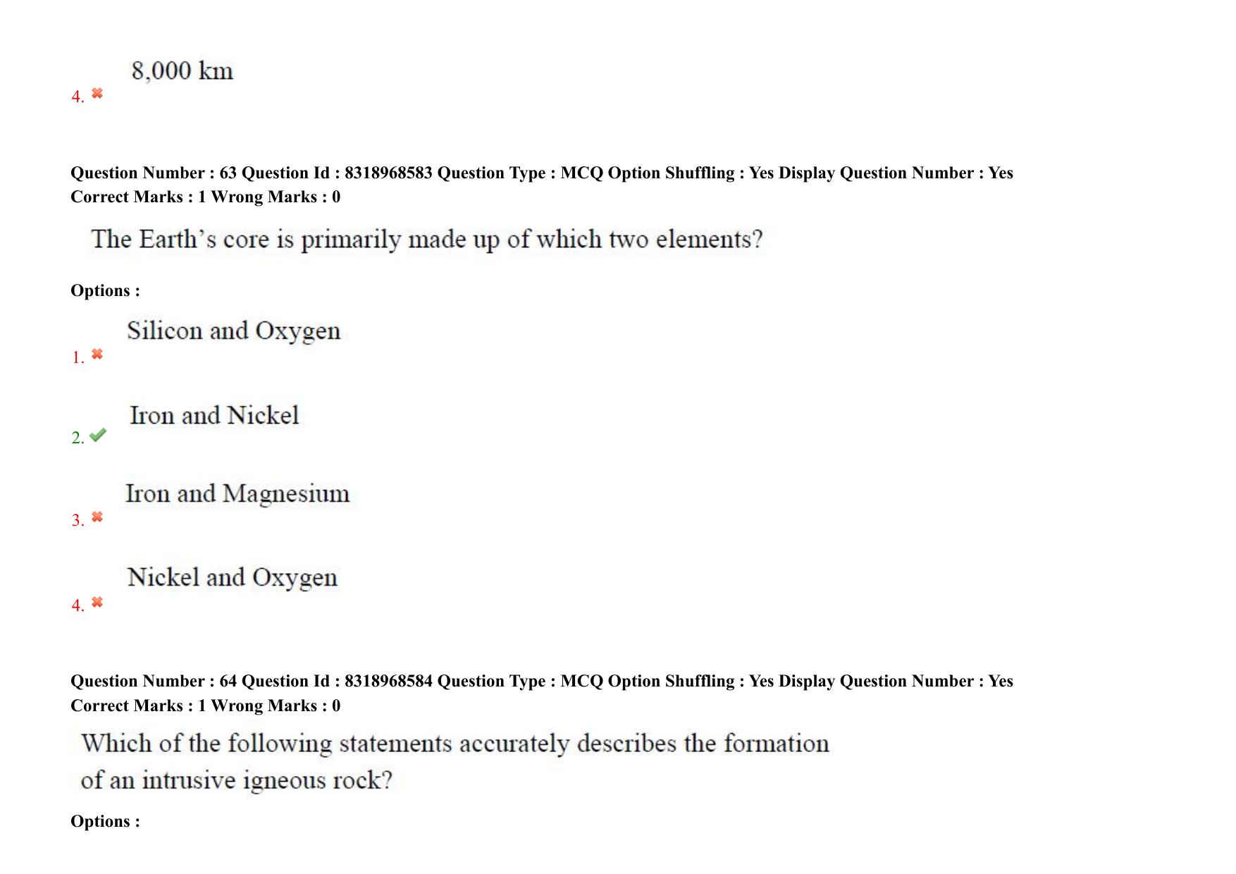 AP PGCET 2025 Geo Engineering & Geo Informatics Paper with Answer Key - Page 45