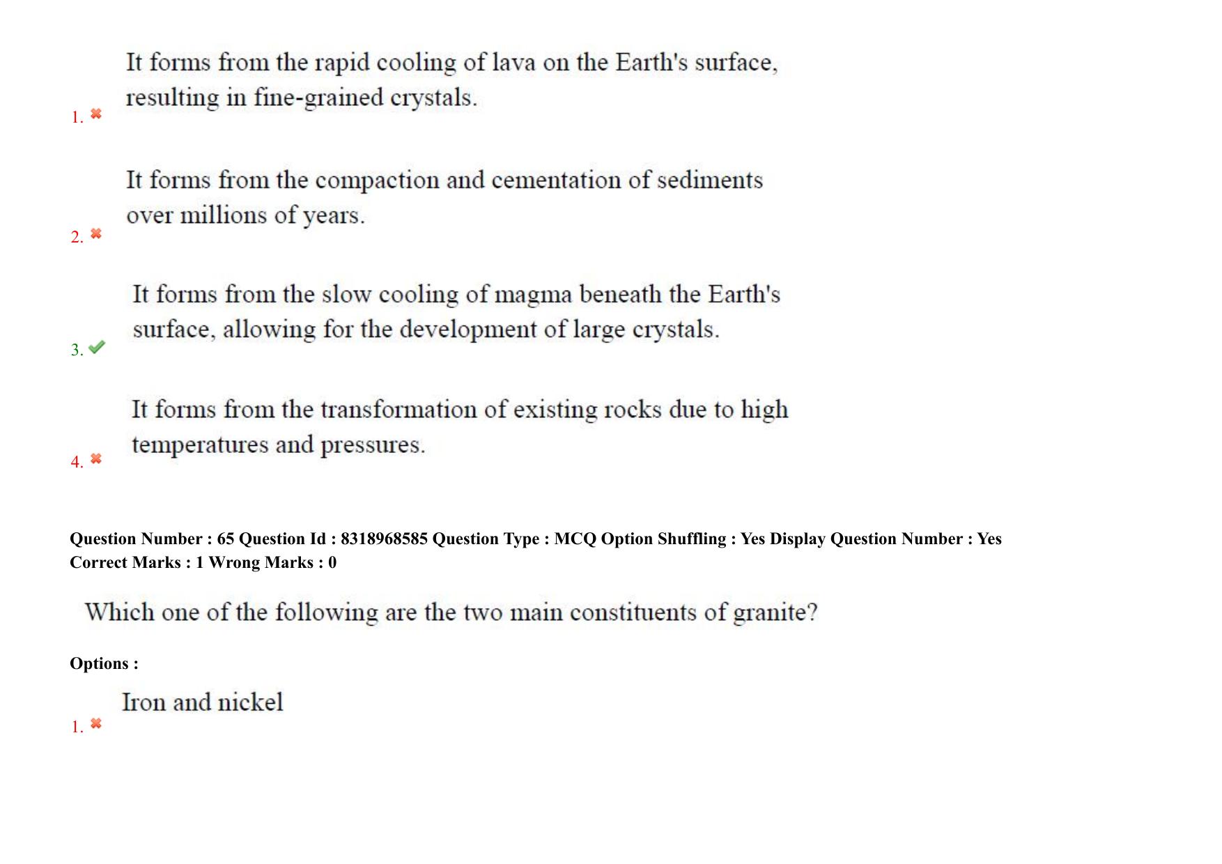 AP PGCET 2025 Geo Engineering & Geo Informatics Paper with Answer Key - Page 46