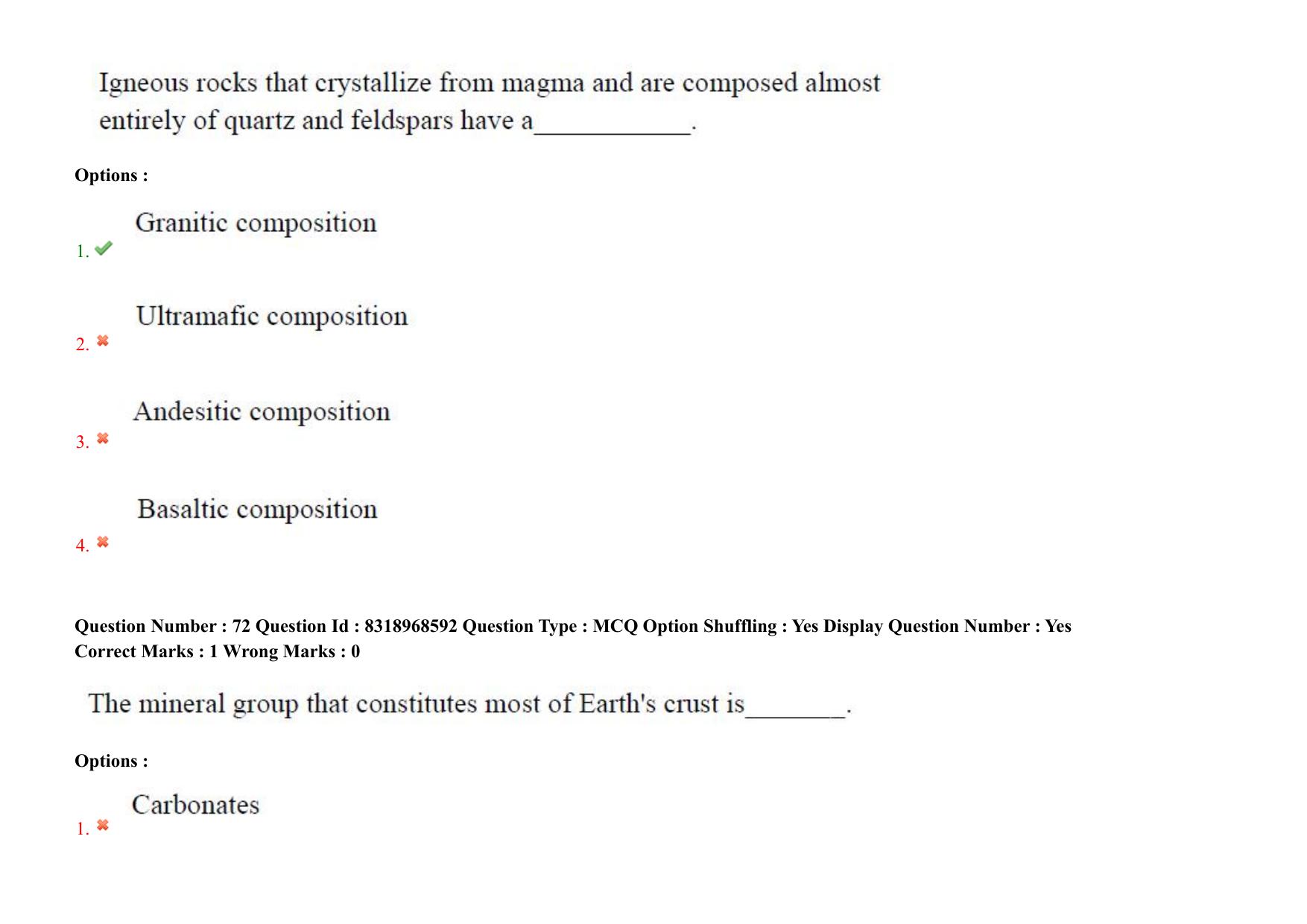 AP PGCET 2025 Geo Engineering & Geo Informatics Paper with Answer Key - Page 51