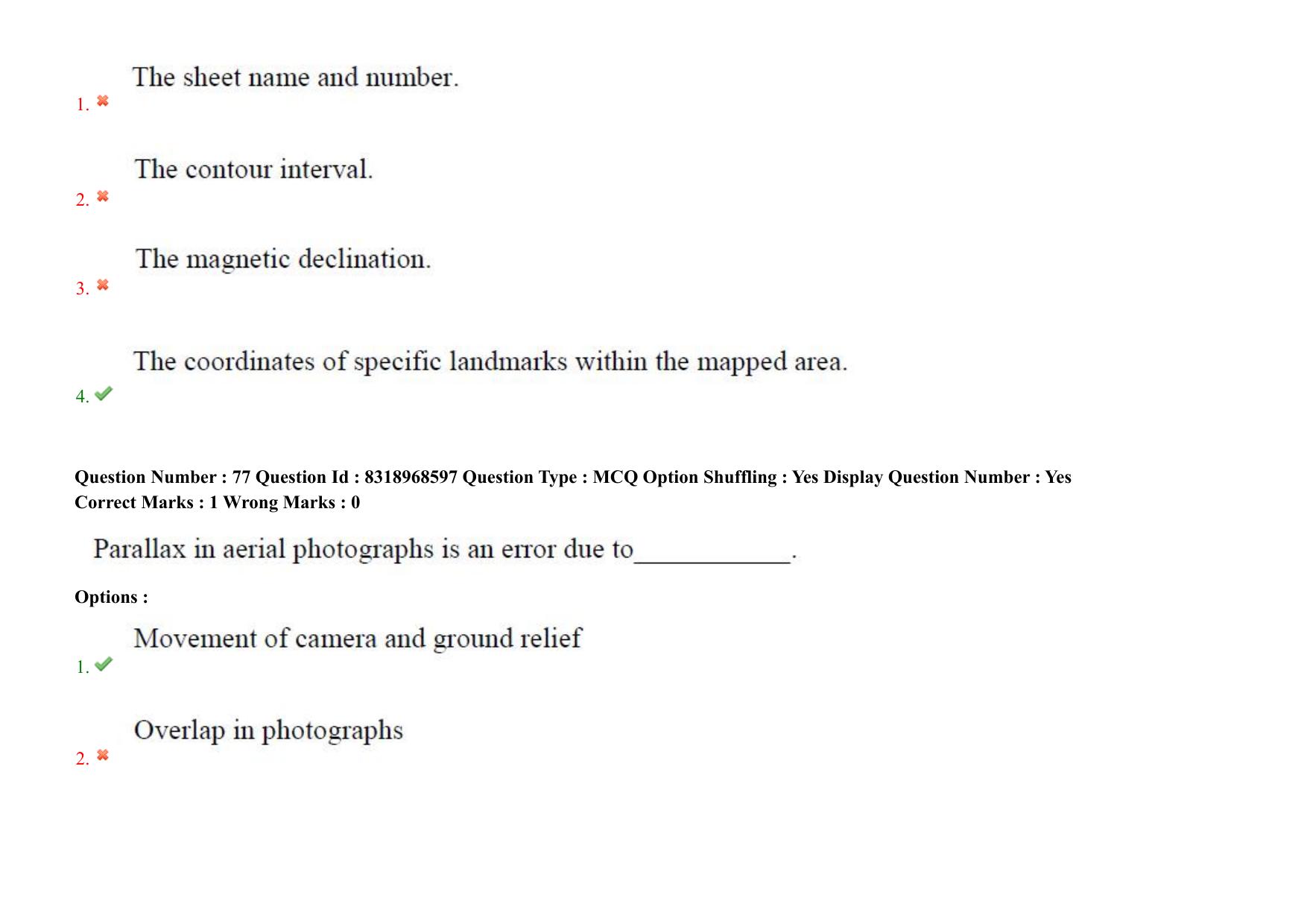 AP PGCET 2025 Geo Engineering & Geo Informatics Paper with Answer Key - Page 55