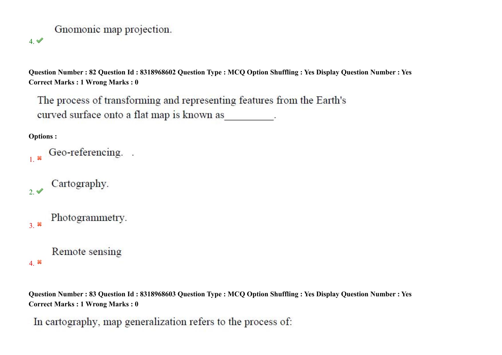 AP PGCET 2025 Geo Engineering & Geo Informatics Paper with Answer Key - Page 59