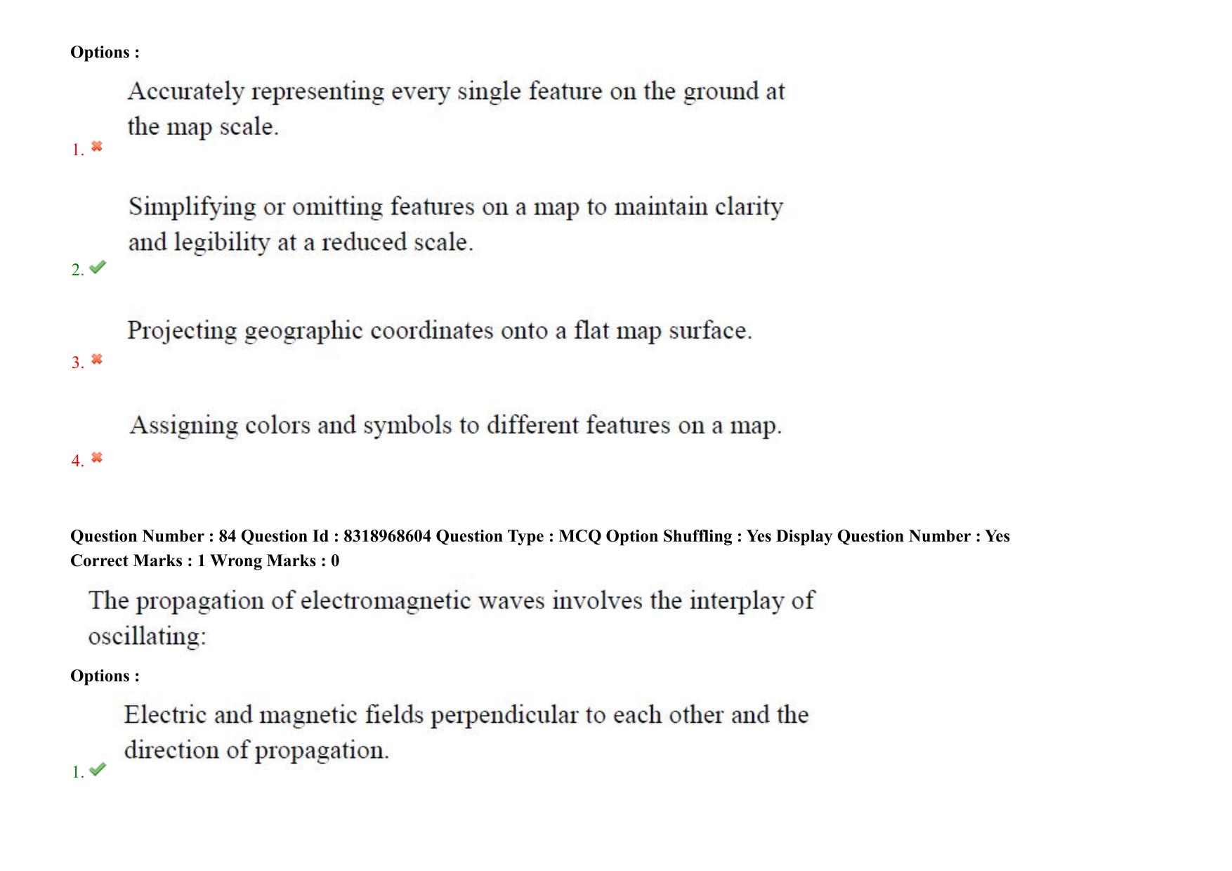 AP PGCET 2025 Geo Engineering & Geo Informatics Paper with Answer Key - Page 60