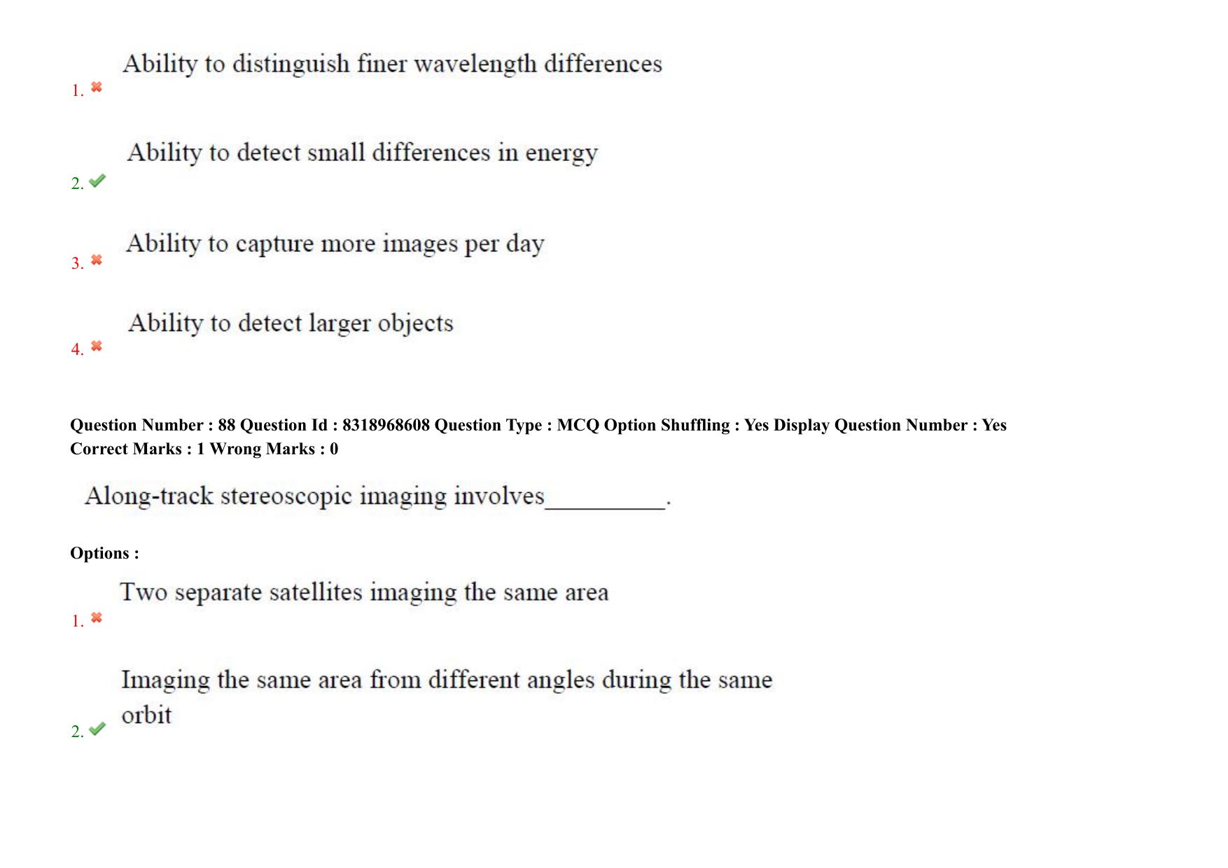 AP PGCET 2025 Geo Engineering & Geo Informatics Paper with Answer Key - Page 63