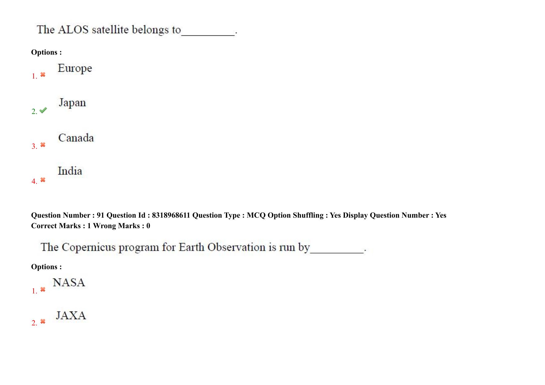 AP PGCET 2025 Geo Engineering & Geo Informatics Paper with Answer Key - Page 65