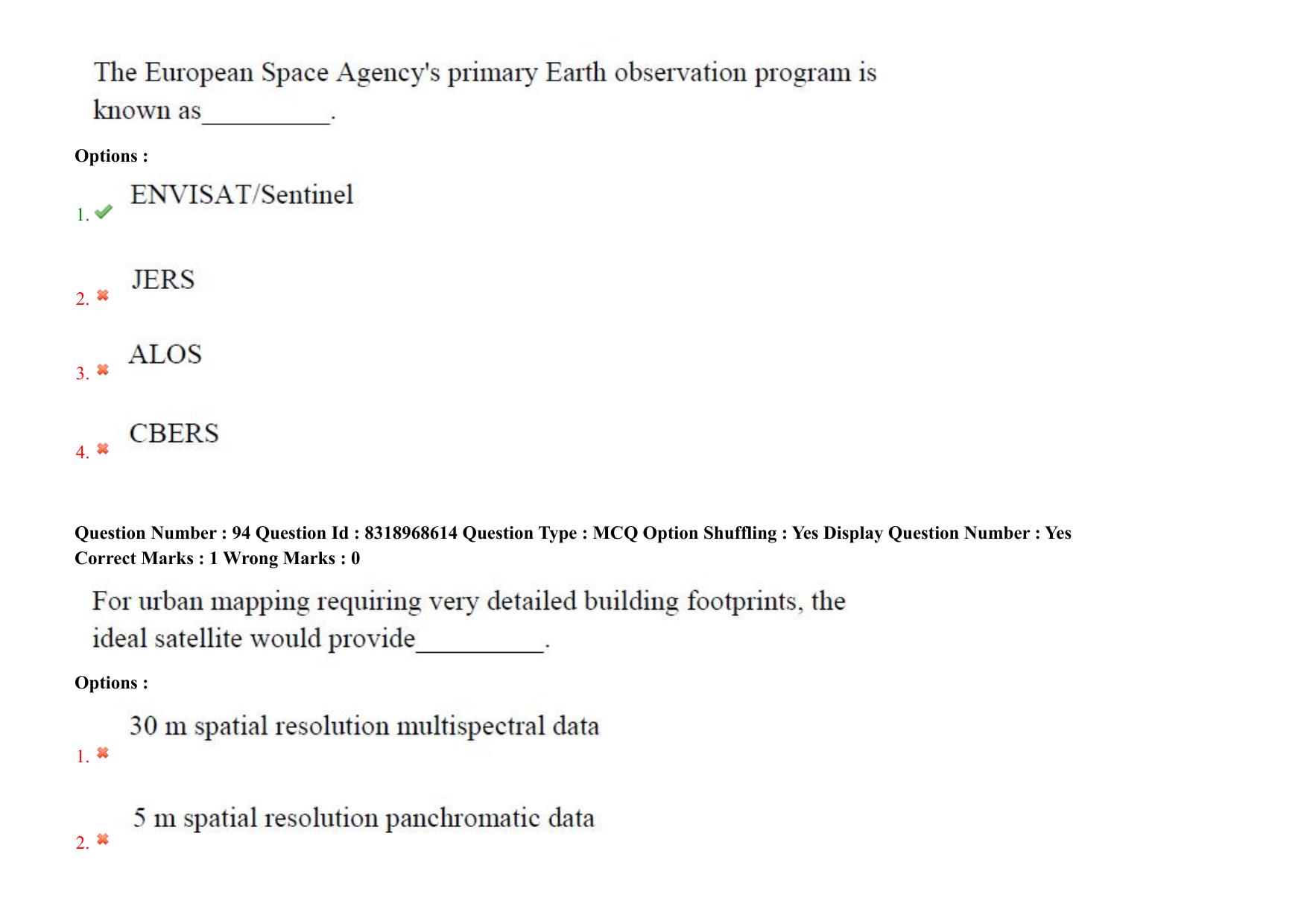 AP PGCET 2025 Geo Engineering & Geo Informatics Paper with Answer Key - Page 67