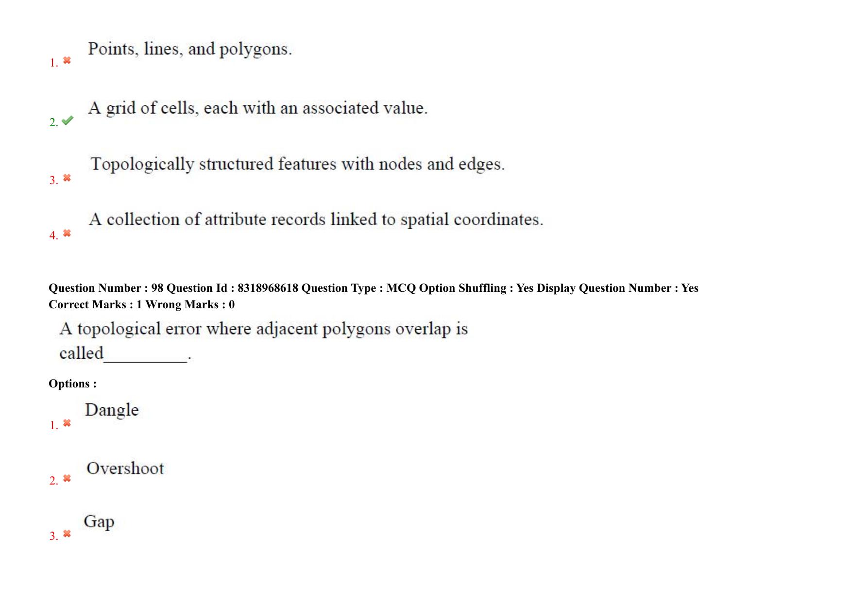 AP PGCET 2025 Geo Engineering & Geo Informatics Paper with Answer Key - Page 70