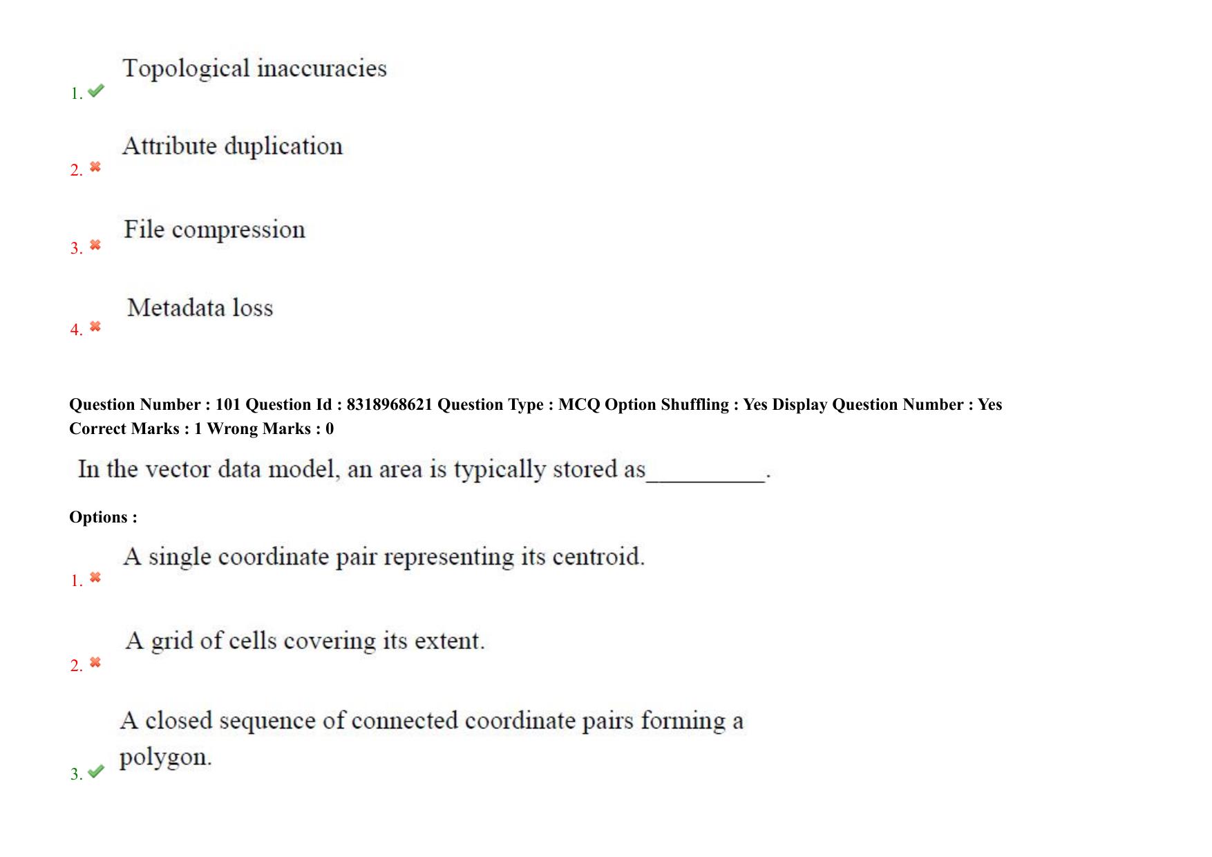 AP PGCET 2025 Geo Engineering & Geo Informatics Paper with Answer Key - Page 72