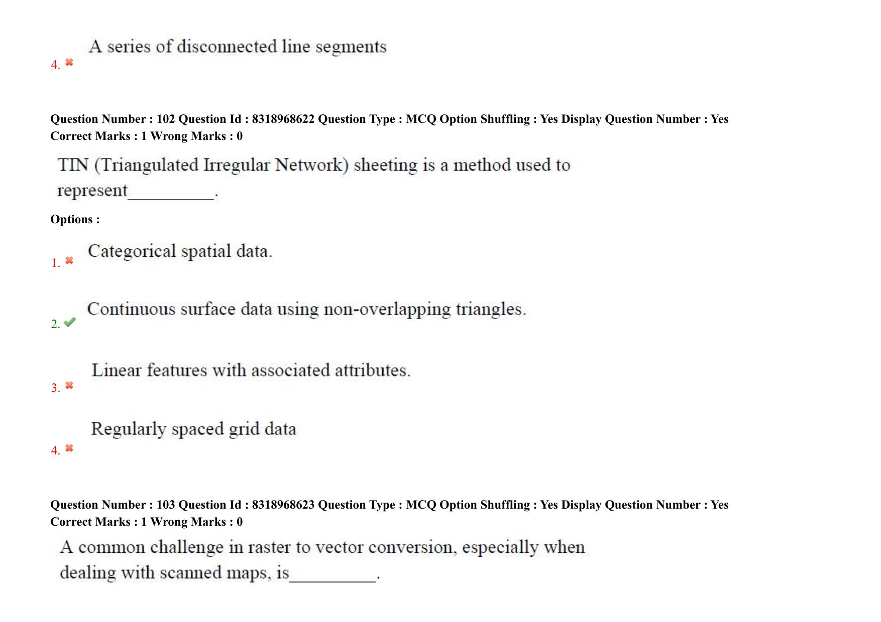 AP PGCET 2025 Geo Engineering & Geo Informatics Paper with Answer Key - Page 73