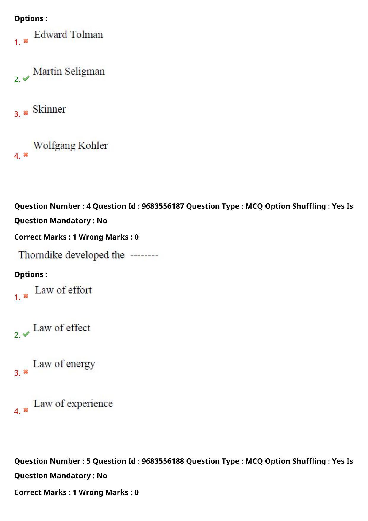 TS CPGET 2021 PGD in Psychological Counselling (Shift 3) Question Paper with Answer Key - Page 4