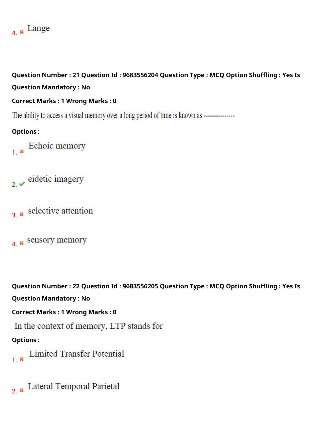 TS CPGET 2021 PGD in Psychological Counselling (Shift 3) Question Paper with Answer Key - Page 13