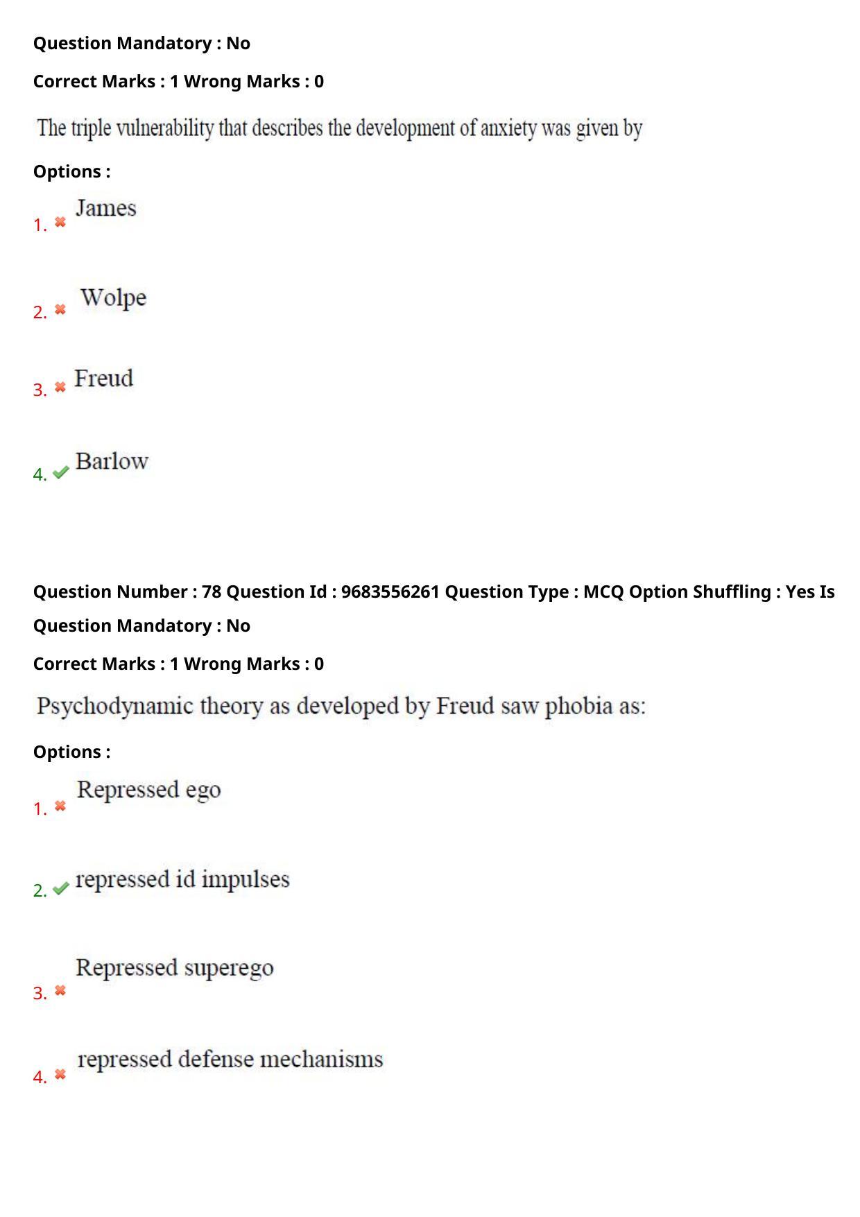 TS CPGET 2021 PGD in Psychological Counselling (Shift 3) Question Paper with Answer Key - Page 42