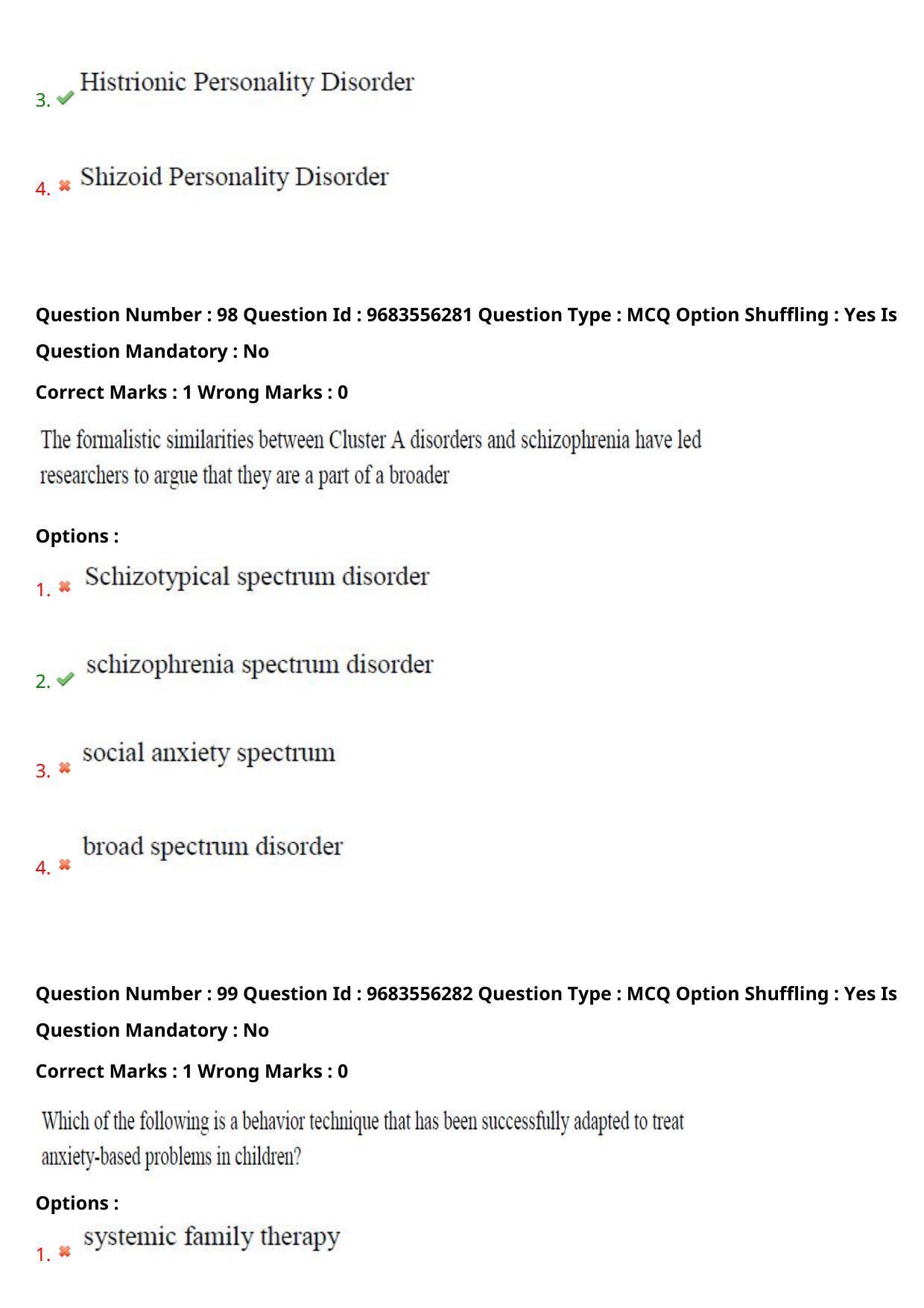 TS CPGET 2021 PGD in Psychological Counselling (Shift 3) Question Paper with Answer Key - Page 53