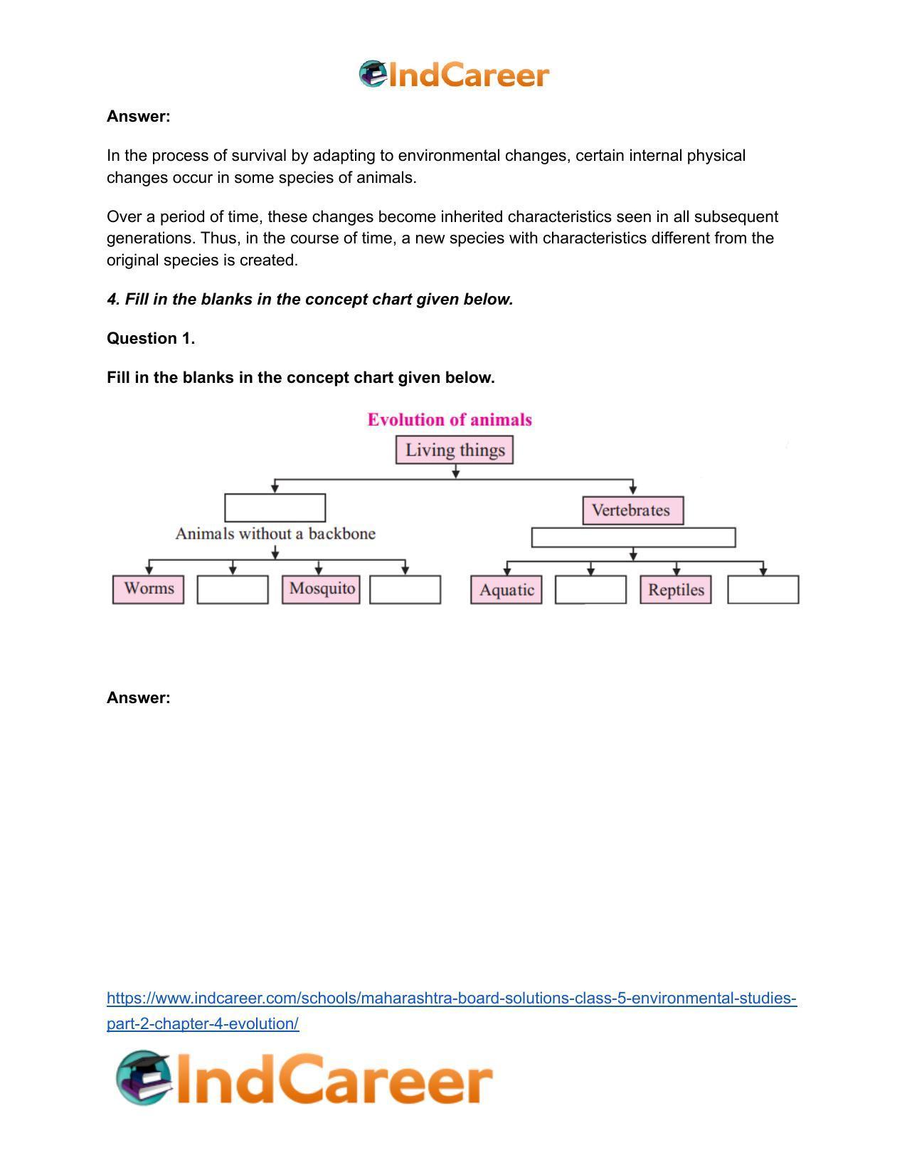 Maharashtra Board Solutions Class 5-Environmental Studies (Part 2): Chapter 4- Evolution - Page 4
