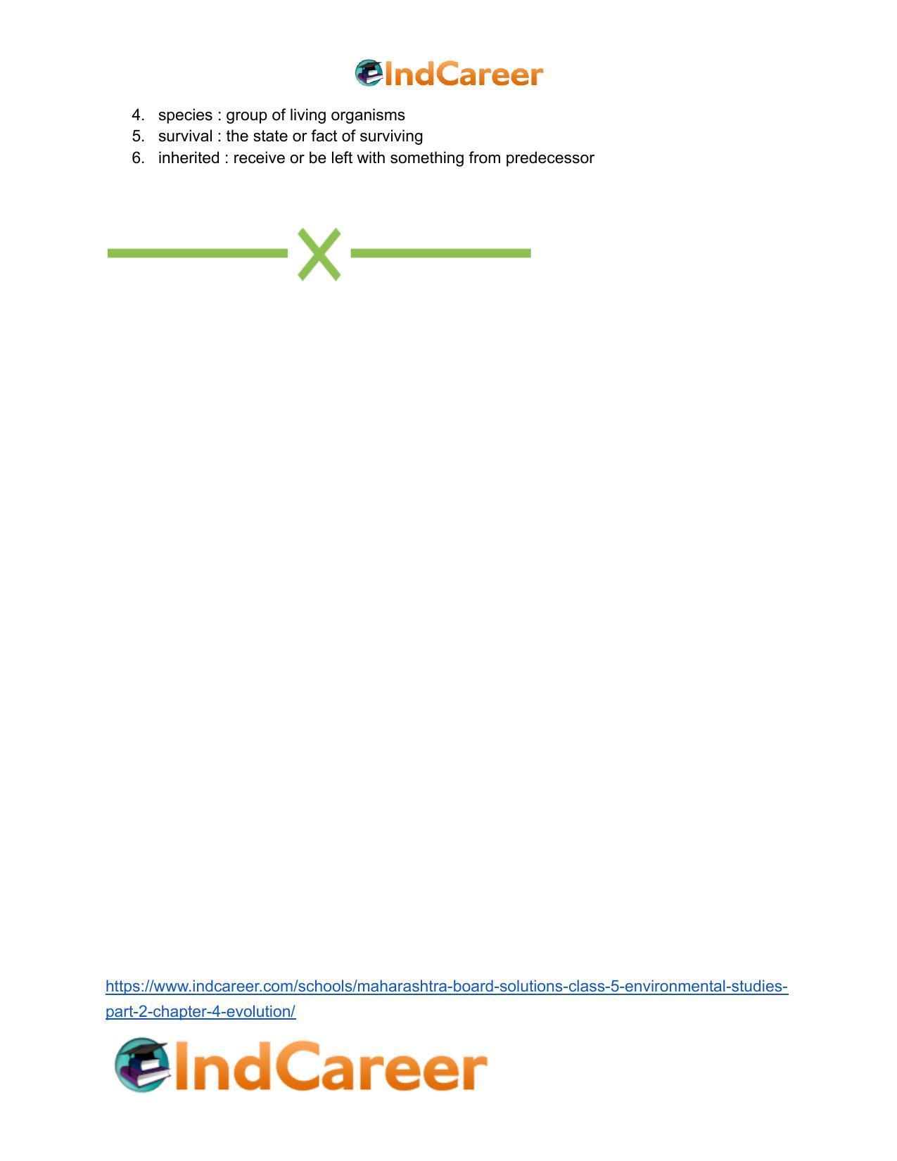 Maharashtra Board Solutions Class 5-Environmental Studies (Part 2): Chapter 4- Evolution - Page 15
