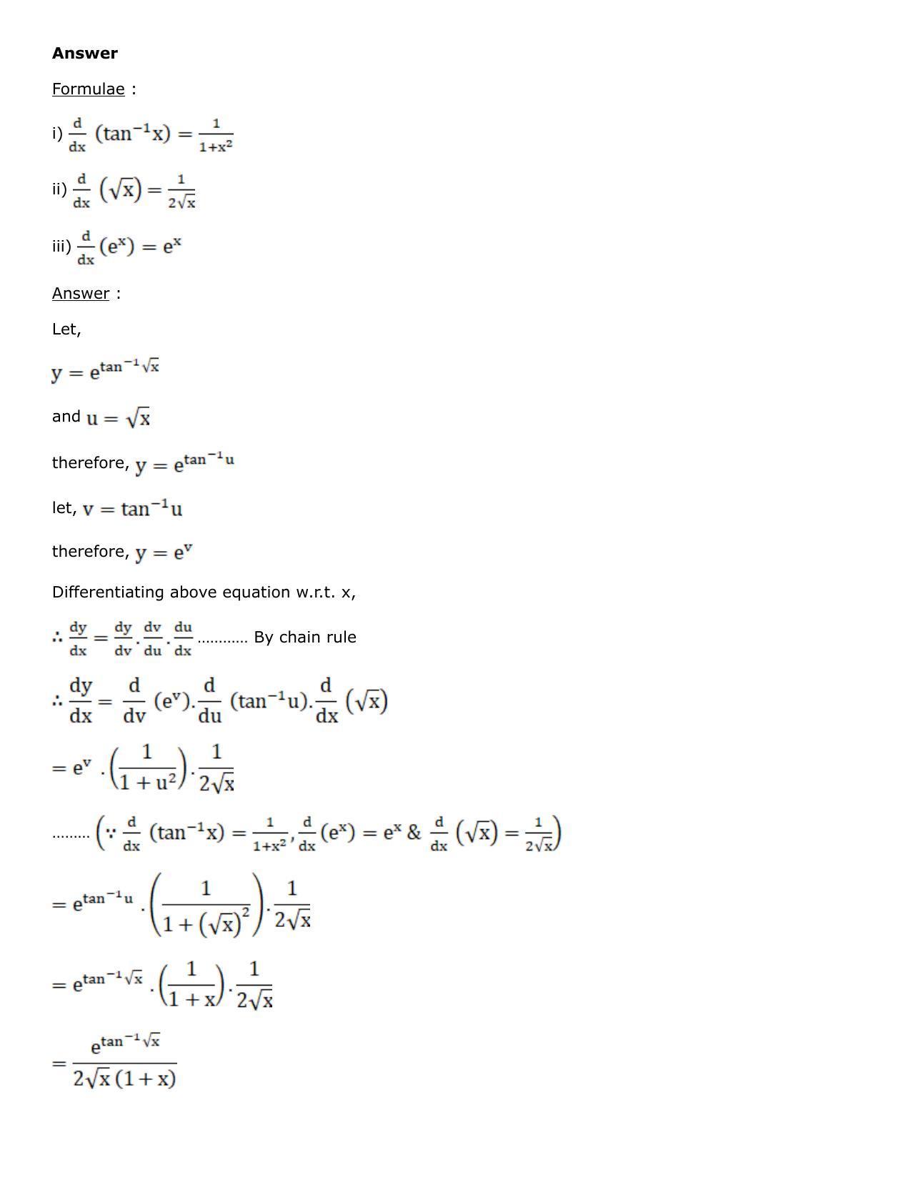 Chapter 10: Differentiation Solutions: RS Aggarwal Class 12 Solutions  - Page 63