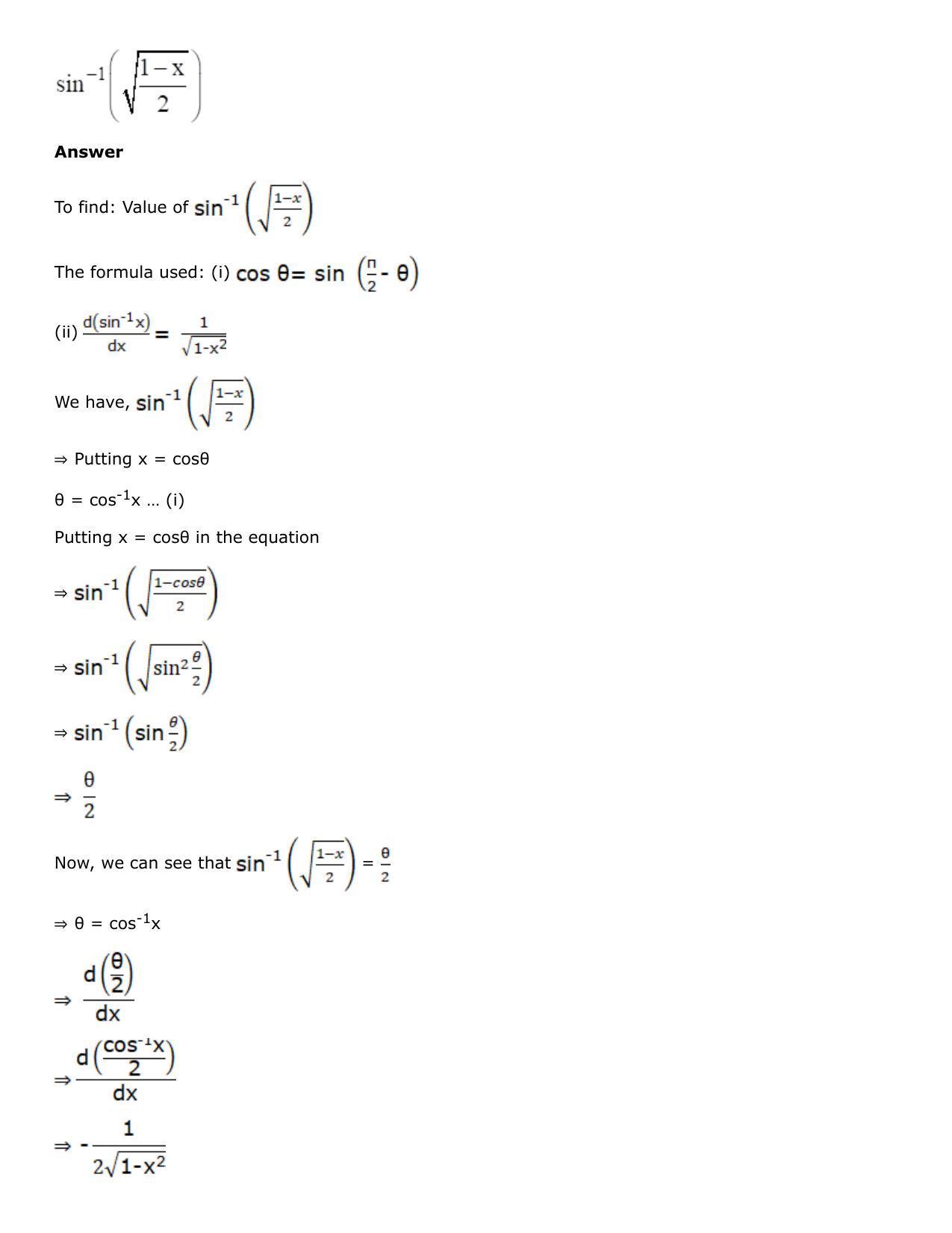 Chapter 10: Differentiation Solutions: RS Aggarwal Class 12 Solutions  - Page 83