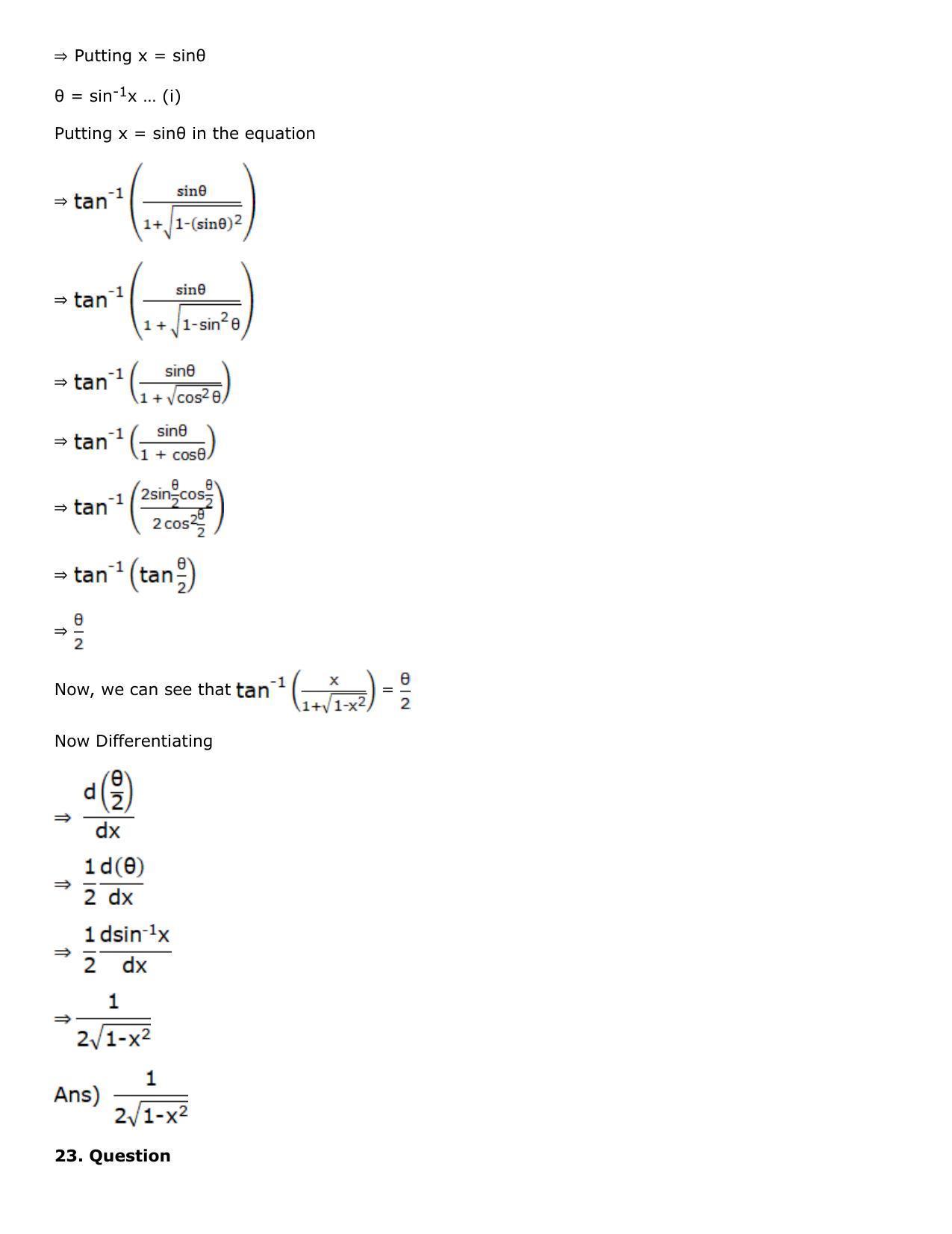 Chapter 10: Differentiation Solutions: RS Aggarwal Class 12 Solutions  - Page 92