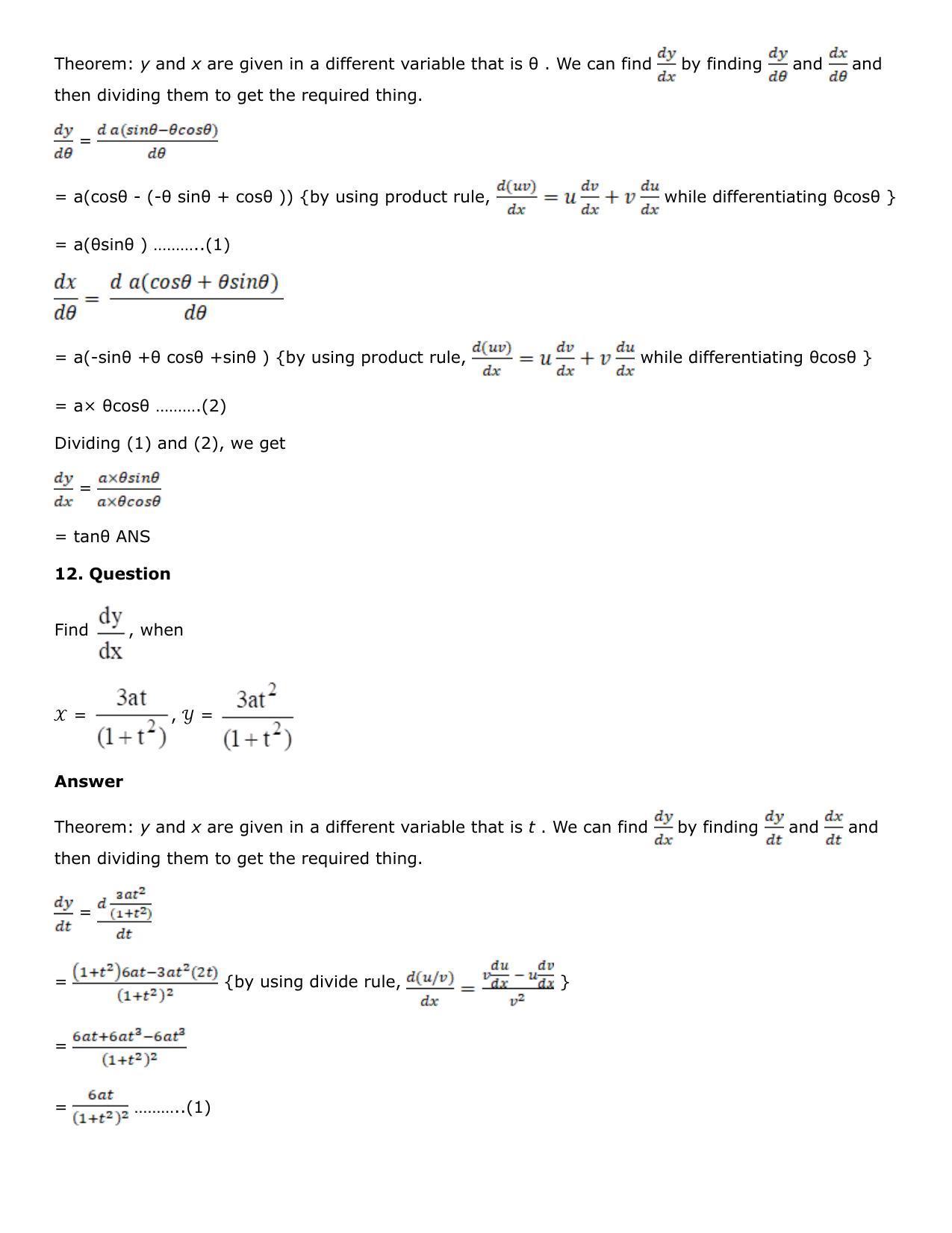 Chapter 10: Differentiation Solutions: RS Aggarwal Class 12 Solutions  - Page 214