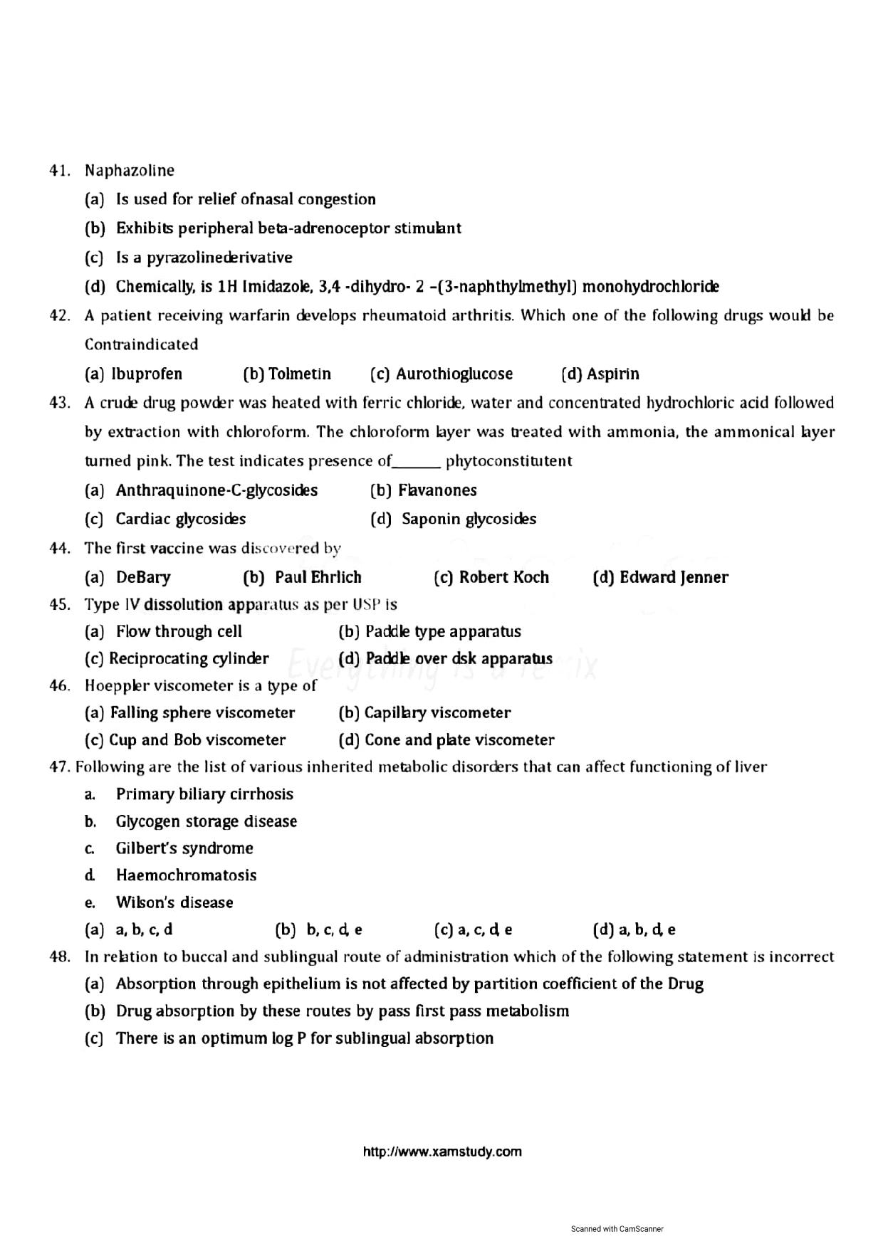 GPAT 2017 Question Papers - Page 6