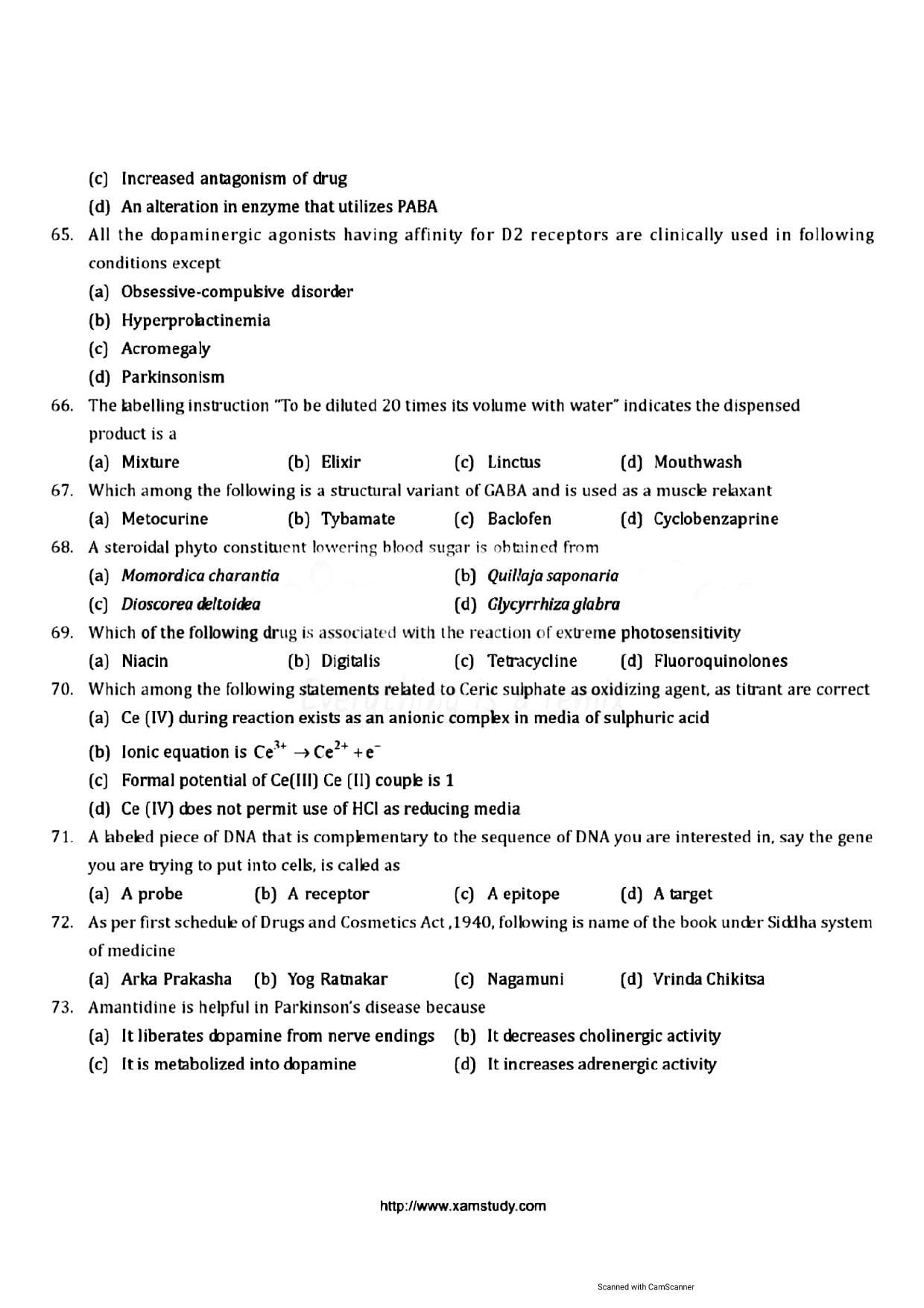 GPAT 2017 Question Papers - Page 9