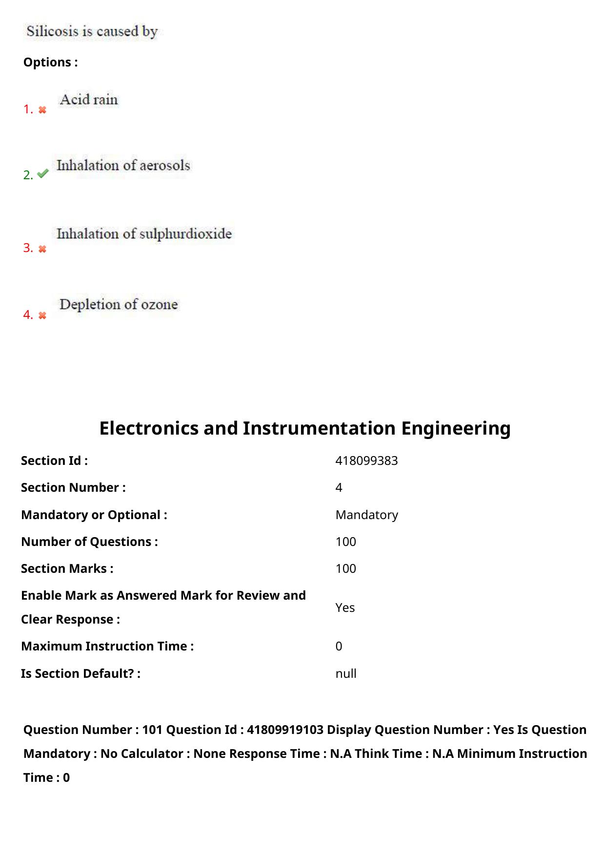 AP ECET 2023 Electronics and Instrumentation Engineering Question Paper - Page 62