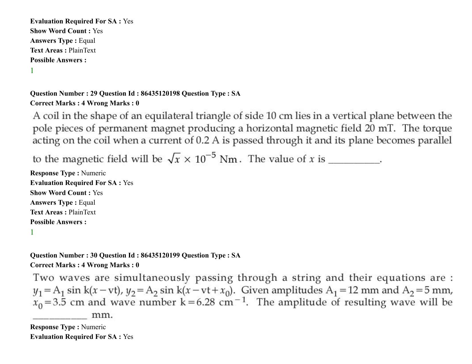 JEE Mains 2021: BTech (Shift 1) 26-08-2021 Question Paper - Page 26