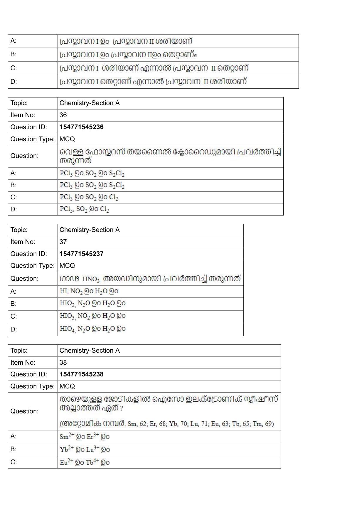 JEE Mains 2022: BTech Malayalam (Shift 2) 28-07-2022 Question Paper - Page 15