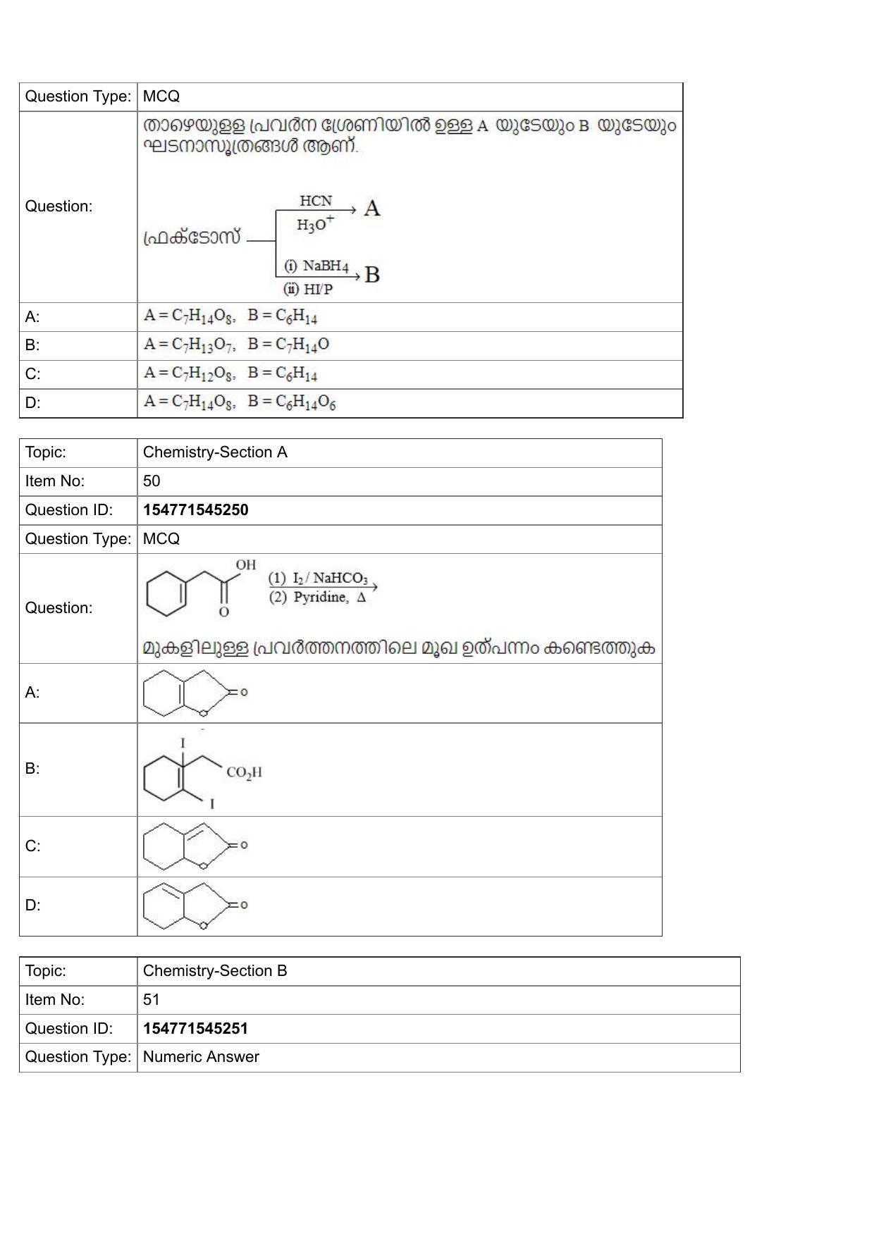 JEE Mains 2022: BTech Malayalam (Shift 2) 28-07-2022 Question Paper - Page 22