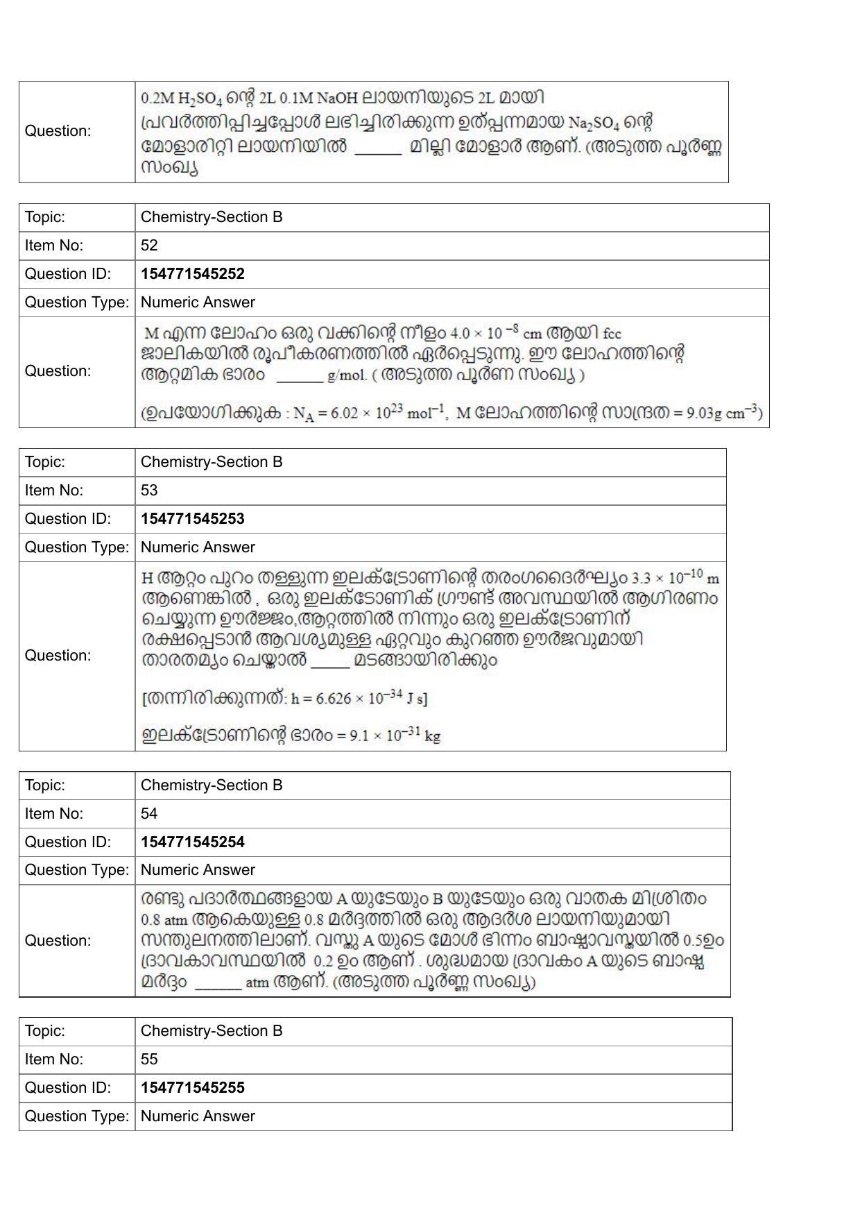 JEE Mains 2022: BTech Malayalam (Shift 2) 28-07-2022 Question Paper - Page 23