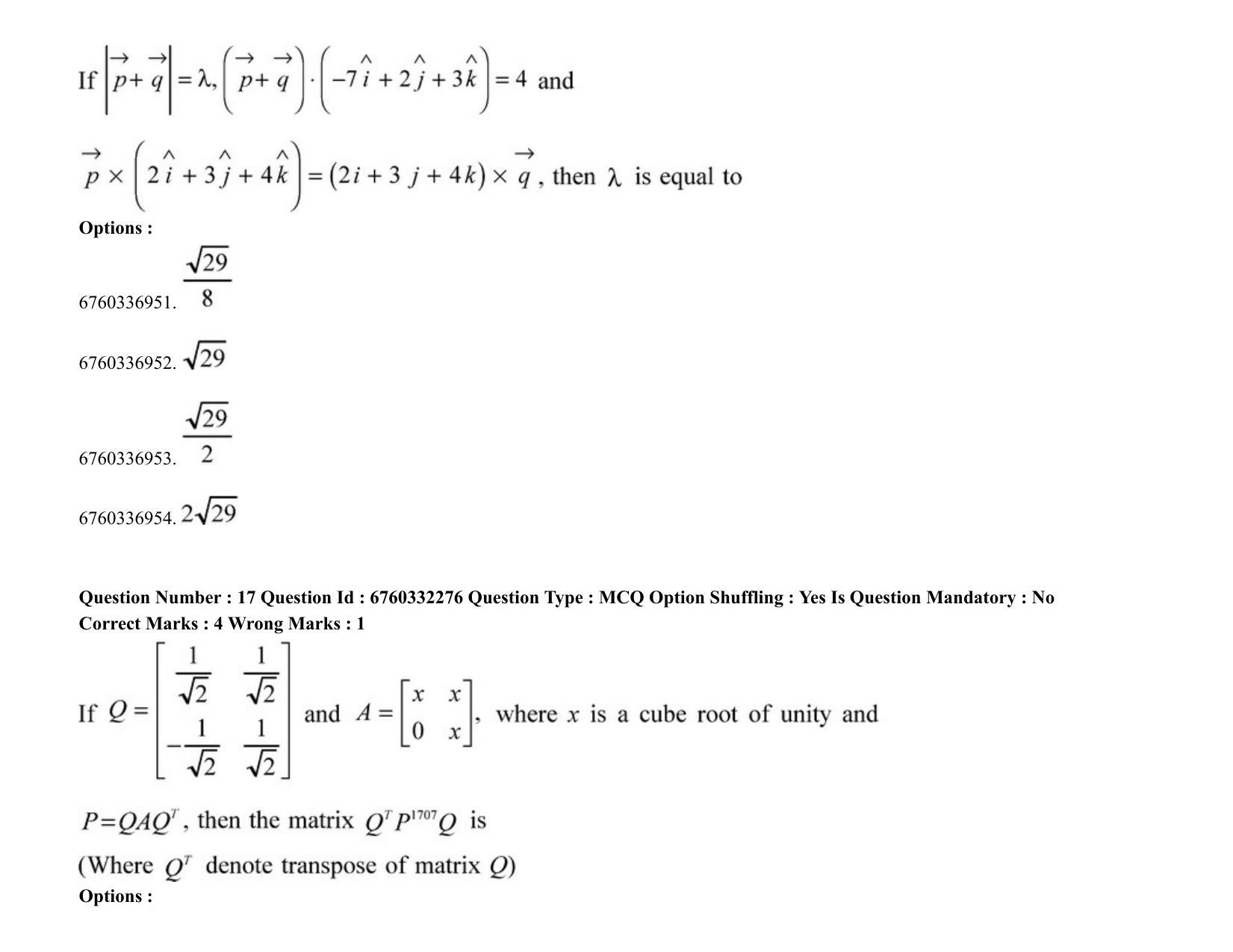 JEE Mains 2021: B Planning English (Shift 2) 05-08-2021 Question Paper - Page 12