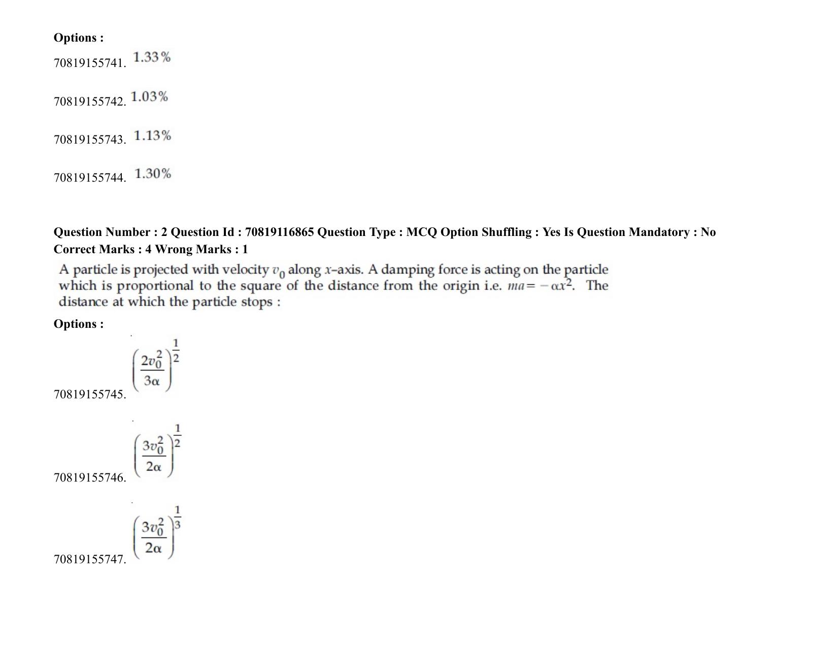 JEE Mains 2021: BTech EM (Shift 2) 24-02-2021 Question Paper - Page 3