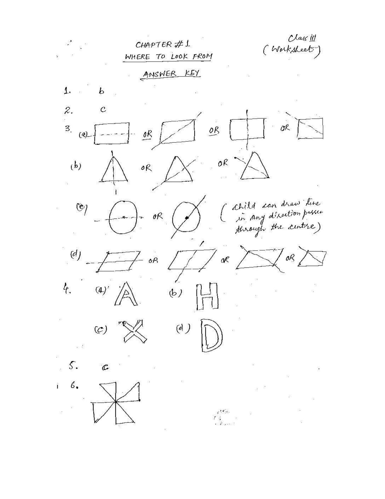 Worksheet for Class 3 Mathematics Assignment 2 - Page 6