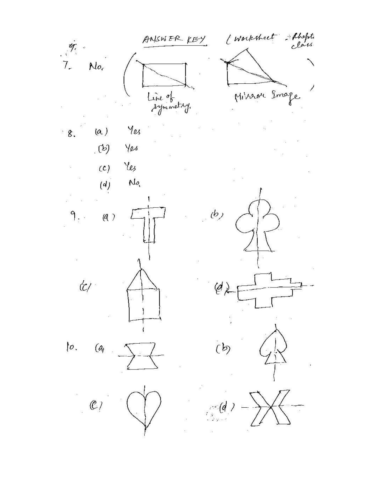 Worksheet for Class 3 Mathematics Assignment 2 - Page 7