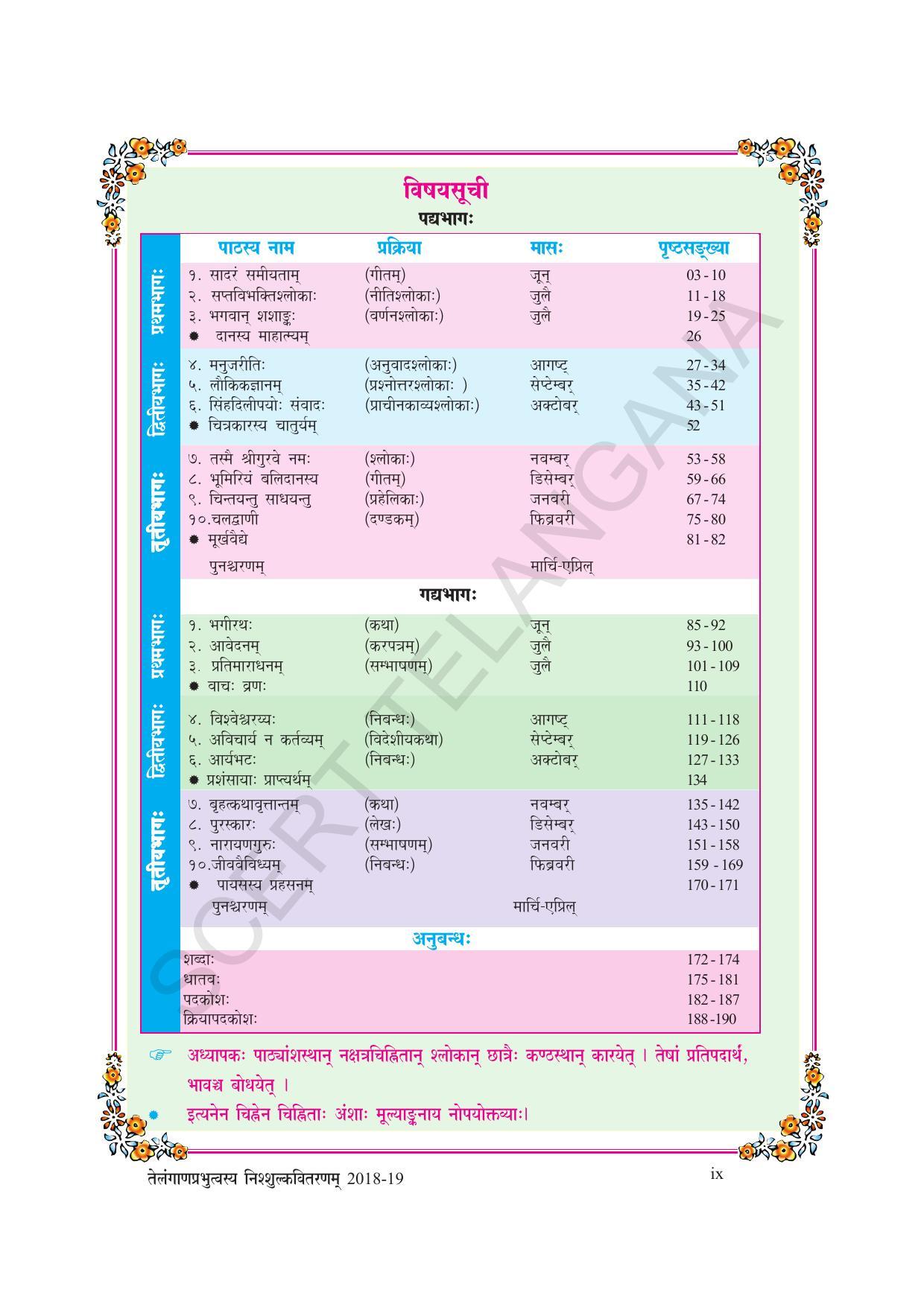 TS SCERT Class 8 Second Language (SAN_OC Medium) Text Book - Page 11