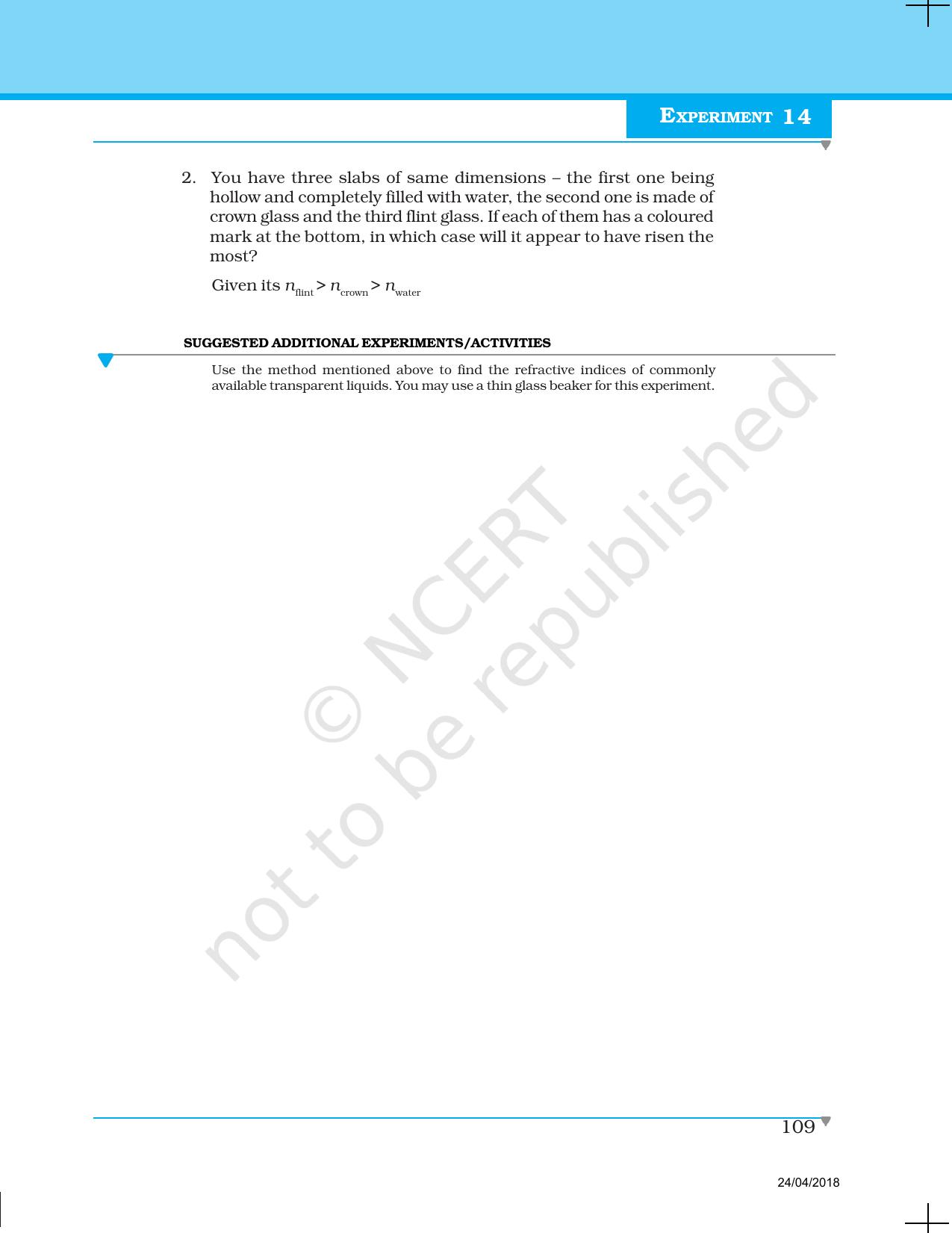 NCERT Laboratory Manuals for Class XII Physics - Experiment 14 to 18 - Page 5