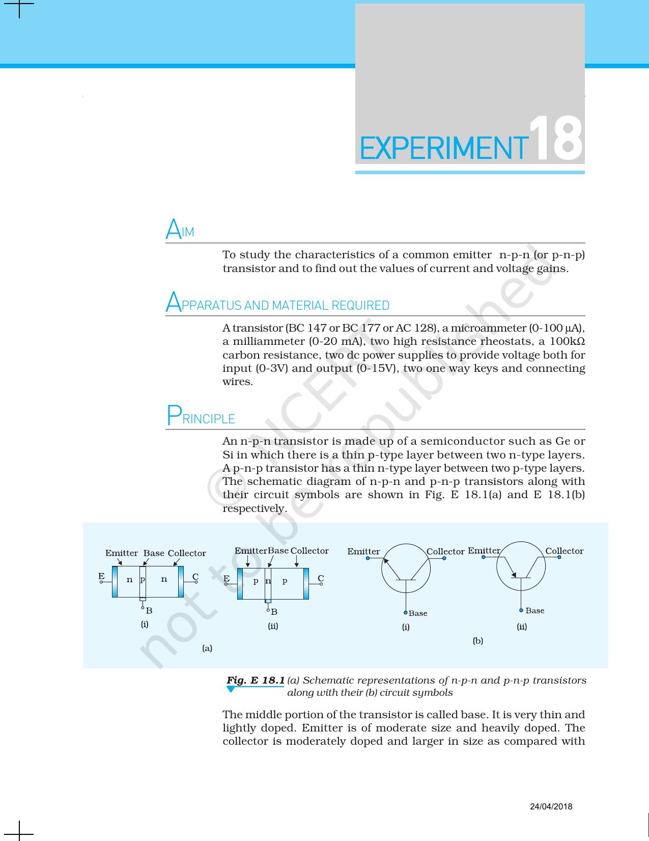NCERT Laboratory Manuals for Class XII Physics - Experiment 14 to 18 - Page 26