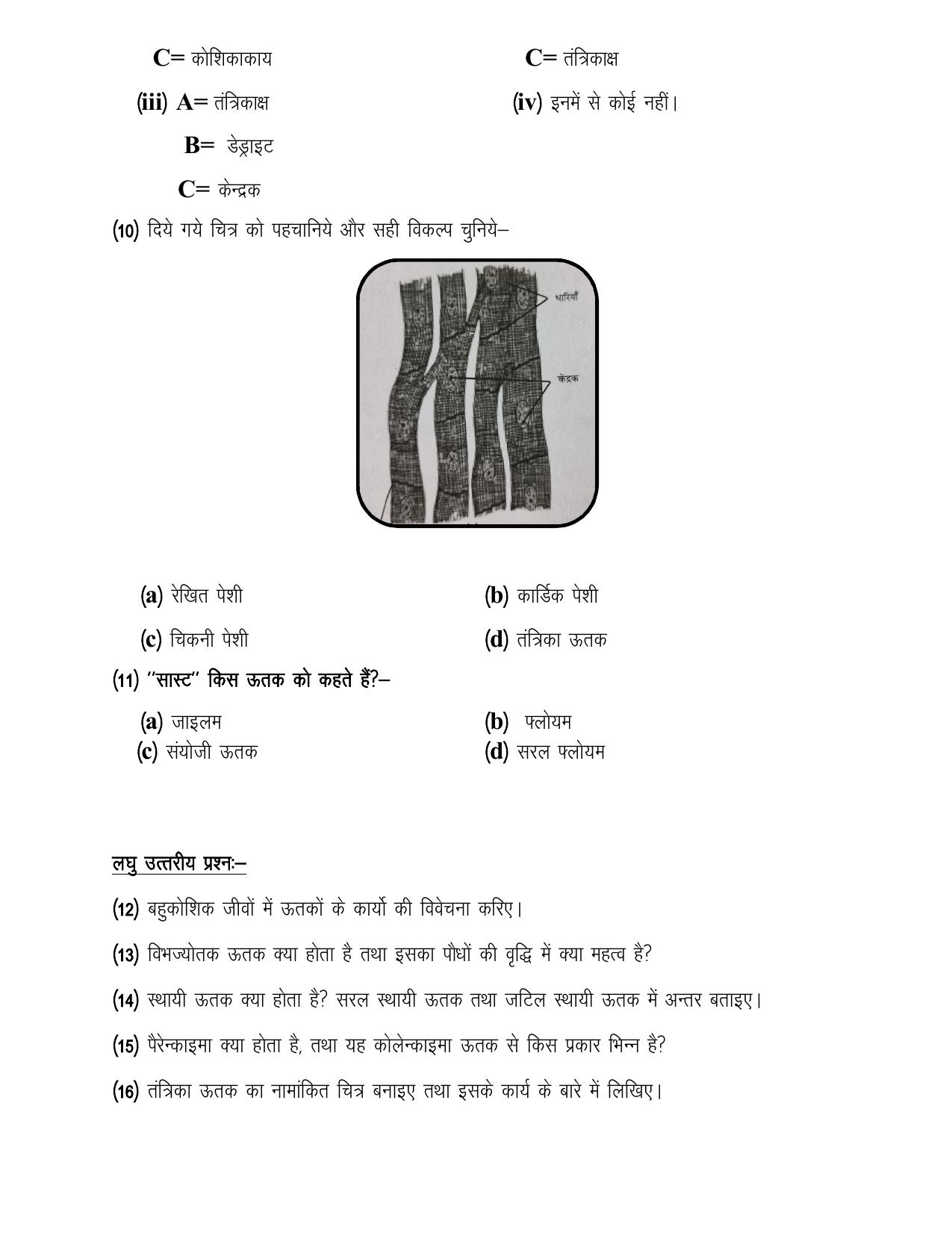 UP Board (UPMSP) Class 9 Science Question Bank - Page 21