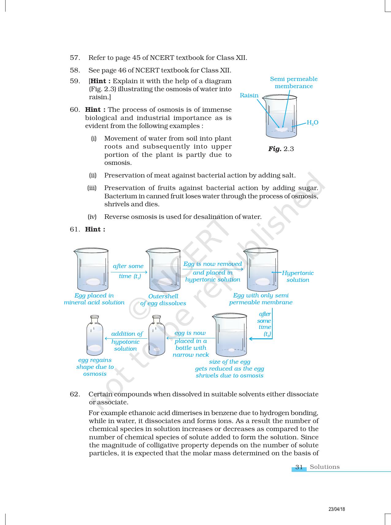 NCERT Exemplar Book for Class 12 Chemistry: Chapter 2 Solutions - Page 15