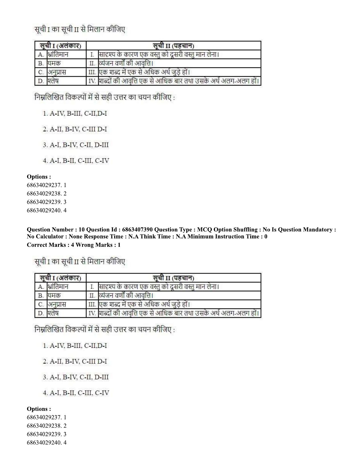 CUET PG 2023: COQP05 – B.Ed. Languages (Hindi)-Shift 1 (07-06-2023) Question Papers - Page 11