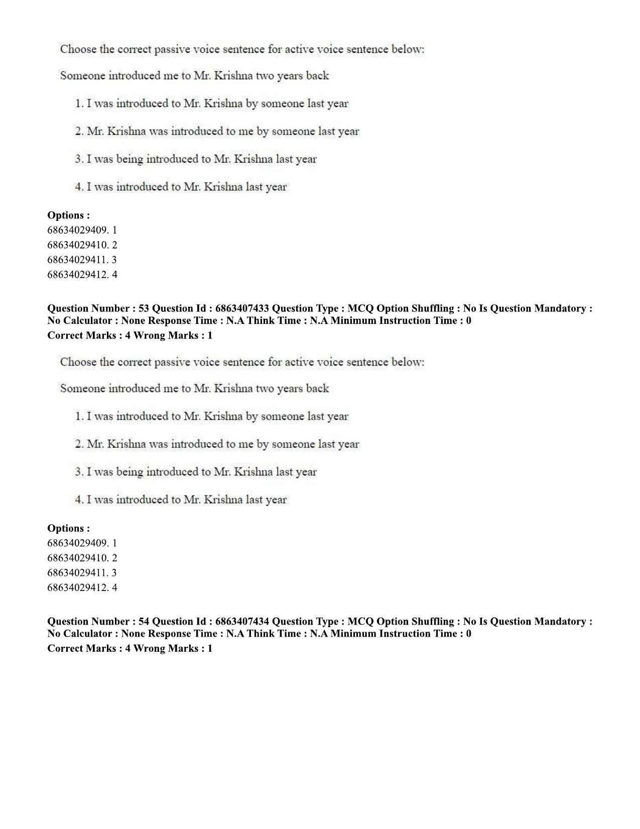CUET PG 2023: COQP05 – B.Ed. Languages (Hindi)-Shift 1 (07-06-2023) Question Papers - Page 55